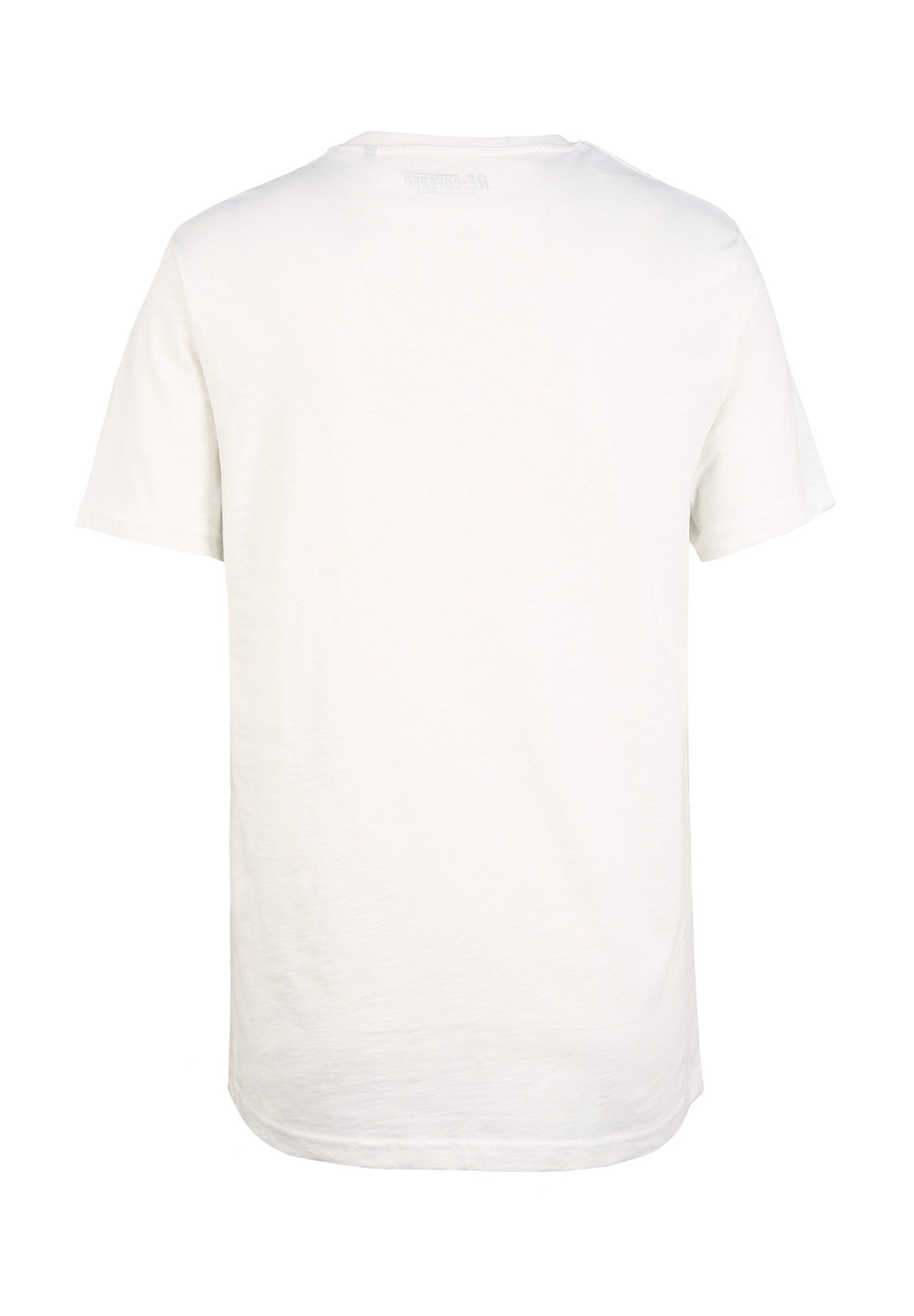 Recovered T-Shirt Marvel Help Resist Rust Ecru (1-tlg) mit angesagtem Iron Man-Print