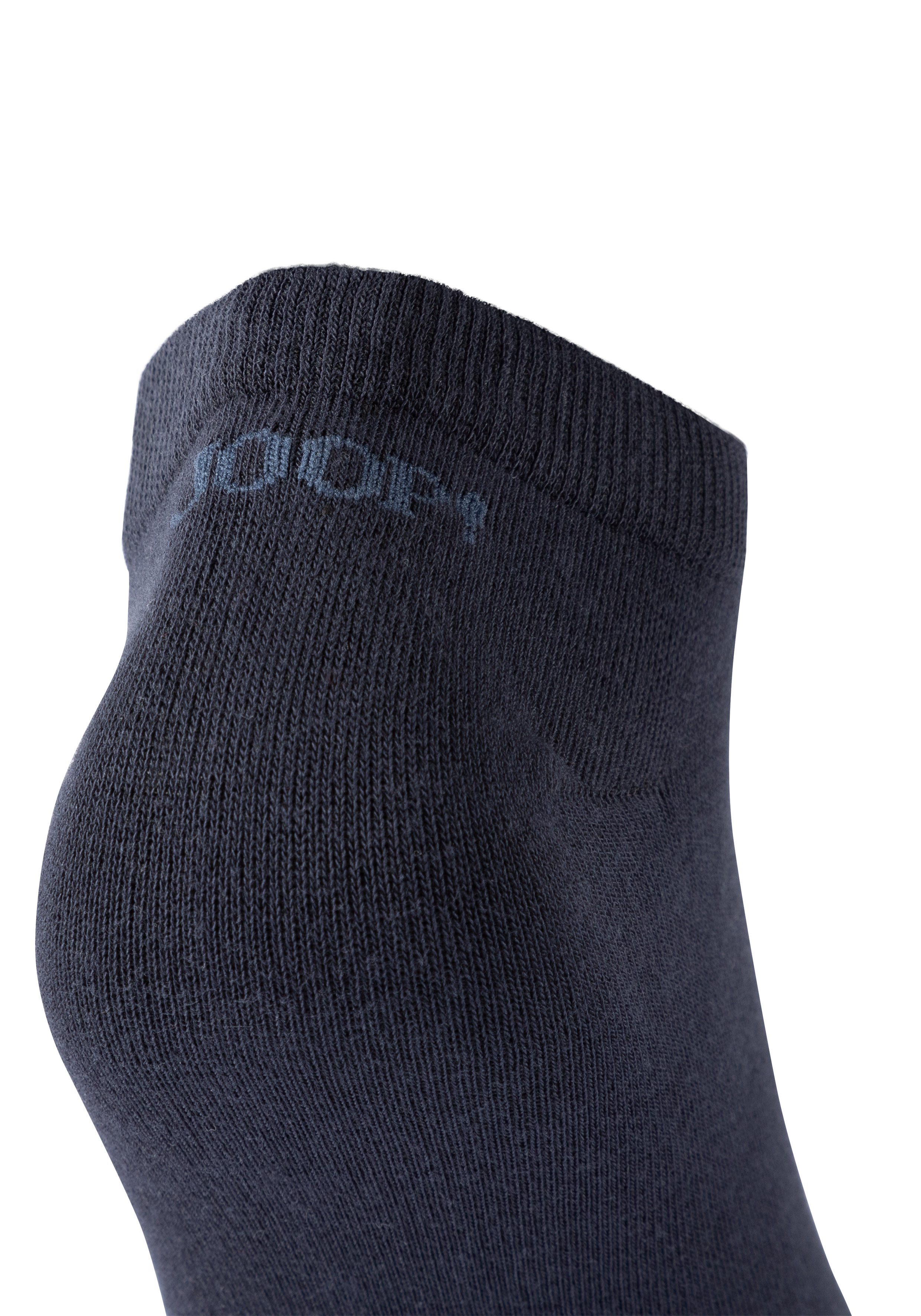 JOOP! Kurzsocken premium essentials (4-Paar) Langlebig: Verstärkte Ferse und Spitze für extra Haltbarkeit – Bild 5 von 5