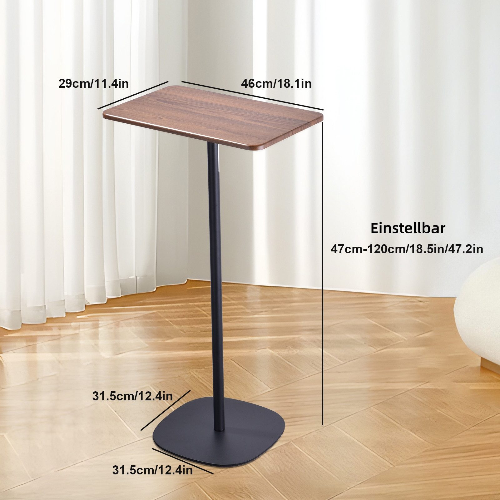 Vellora Schreibtisch Steh-Schreibtisch, mobiler Schreibtisch schreibtisch s günstig online kaufen