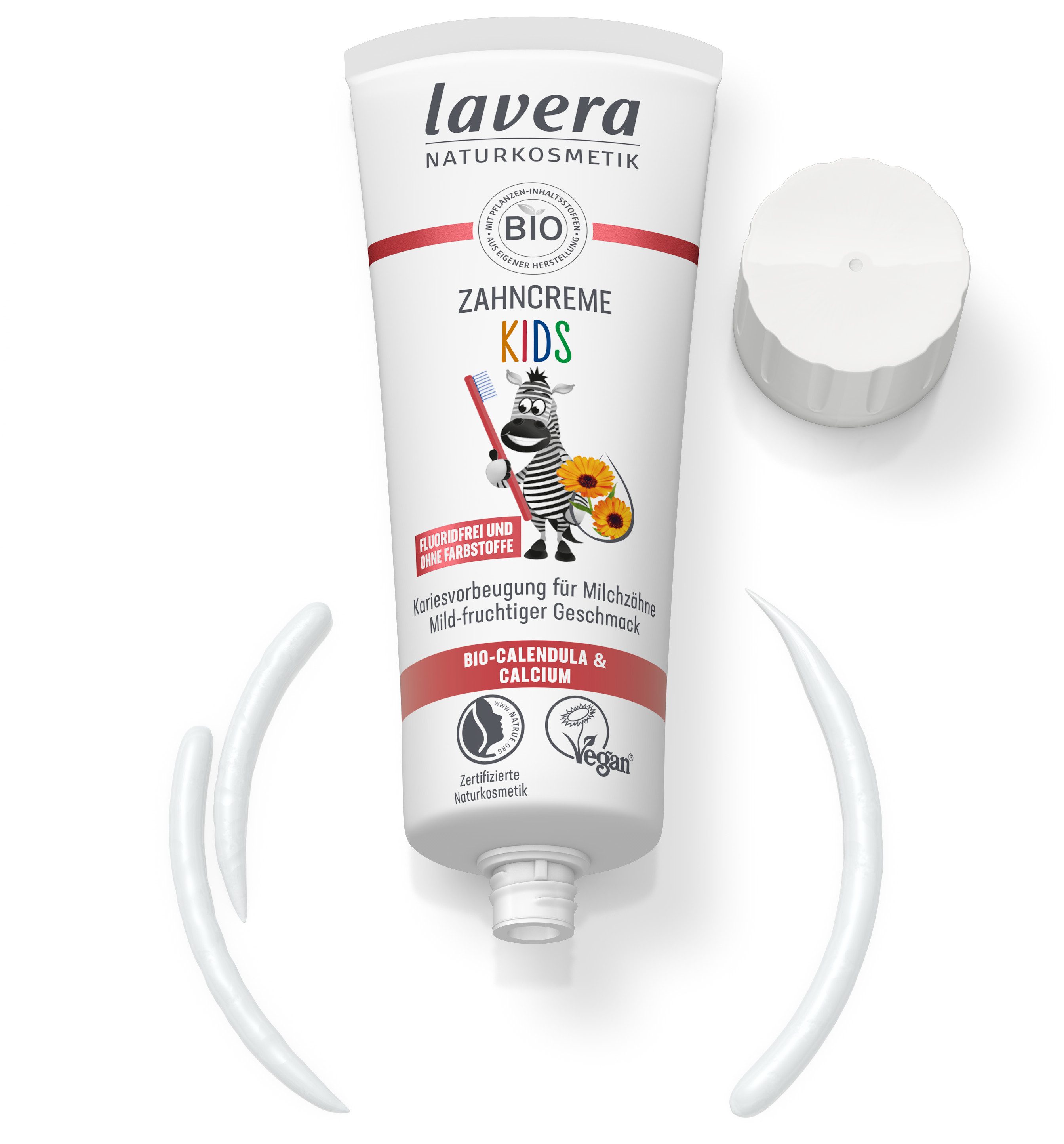 lavera Zahnpasta Zahncreme Kids Fluoridfrei, (1-St)