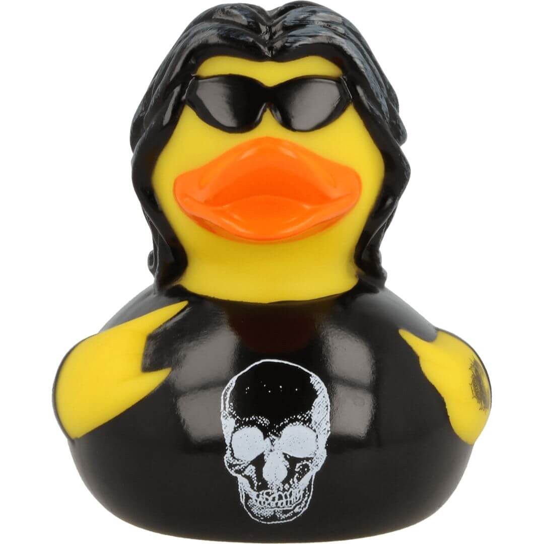 Lilalu Wasserspielzeug Badeente Heavy Metal