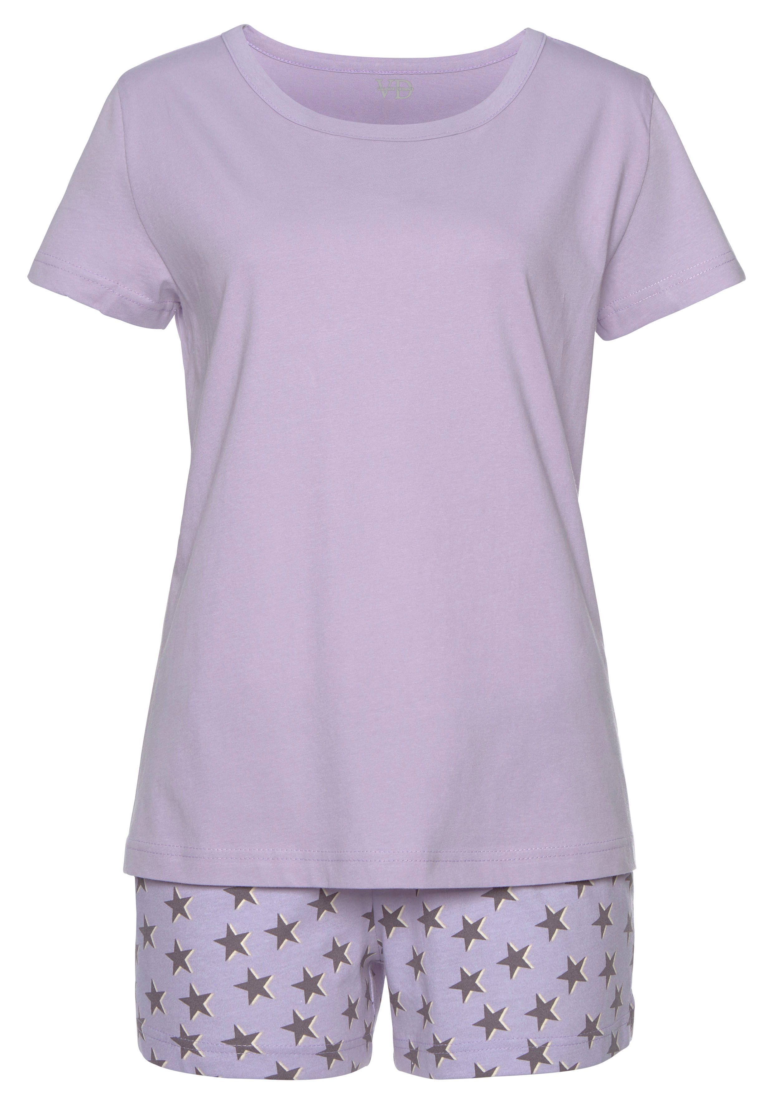 Vivance Dreams by Lascana Shorty (Packung, 4 tlg., 2 Stück) mit Sternedruck – Bild 3 von 5