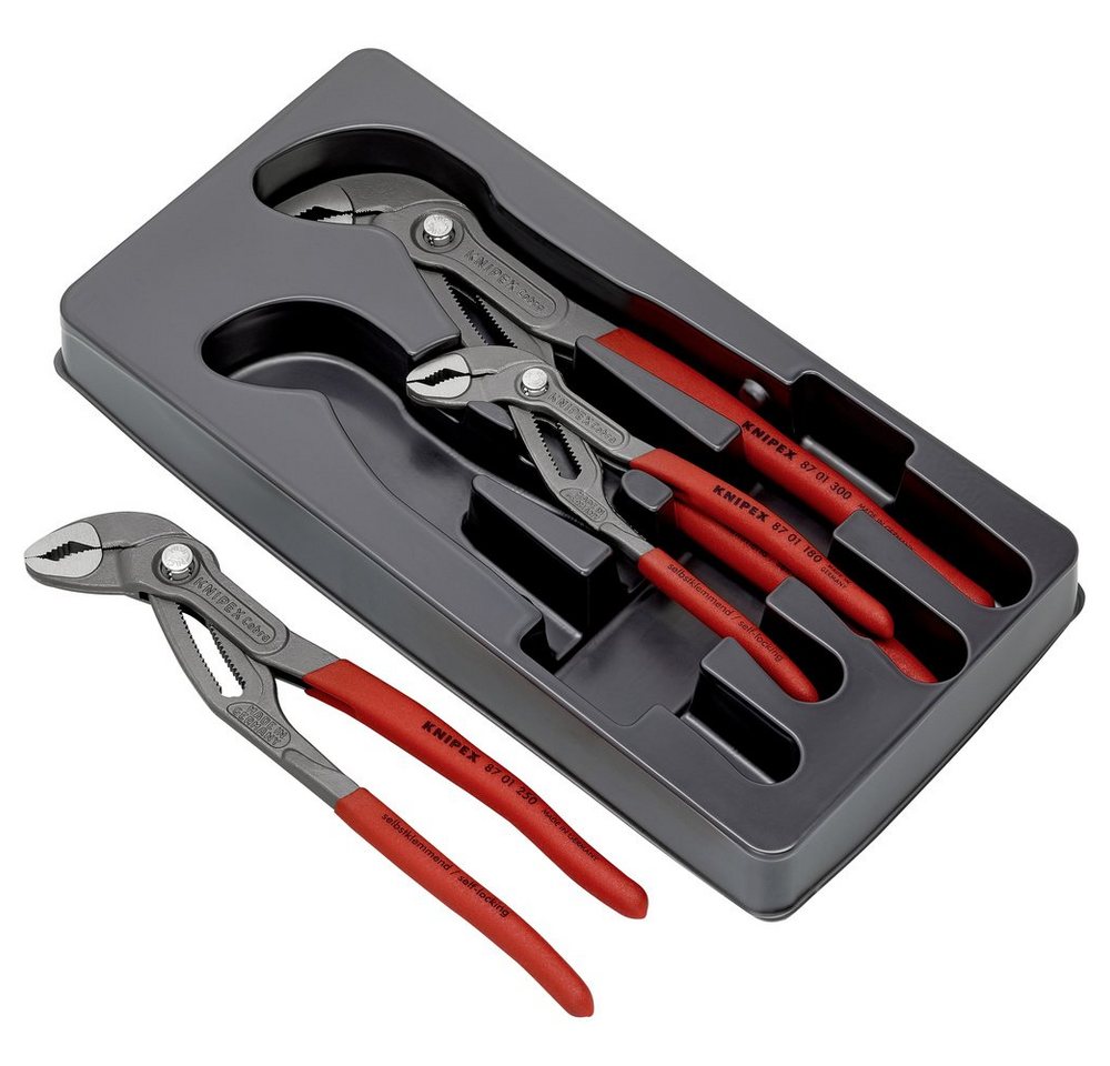 Thumbnail - Knipex Zangenset Knipex 00 20 09 V02 Werkstatt Wasserpumpenzangen-Set 3teilig Einstellu