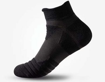 KIKI ABS-Socken Atmungsaktiv Wandersocken Gepolsterte Laufsocken (1-Paar)