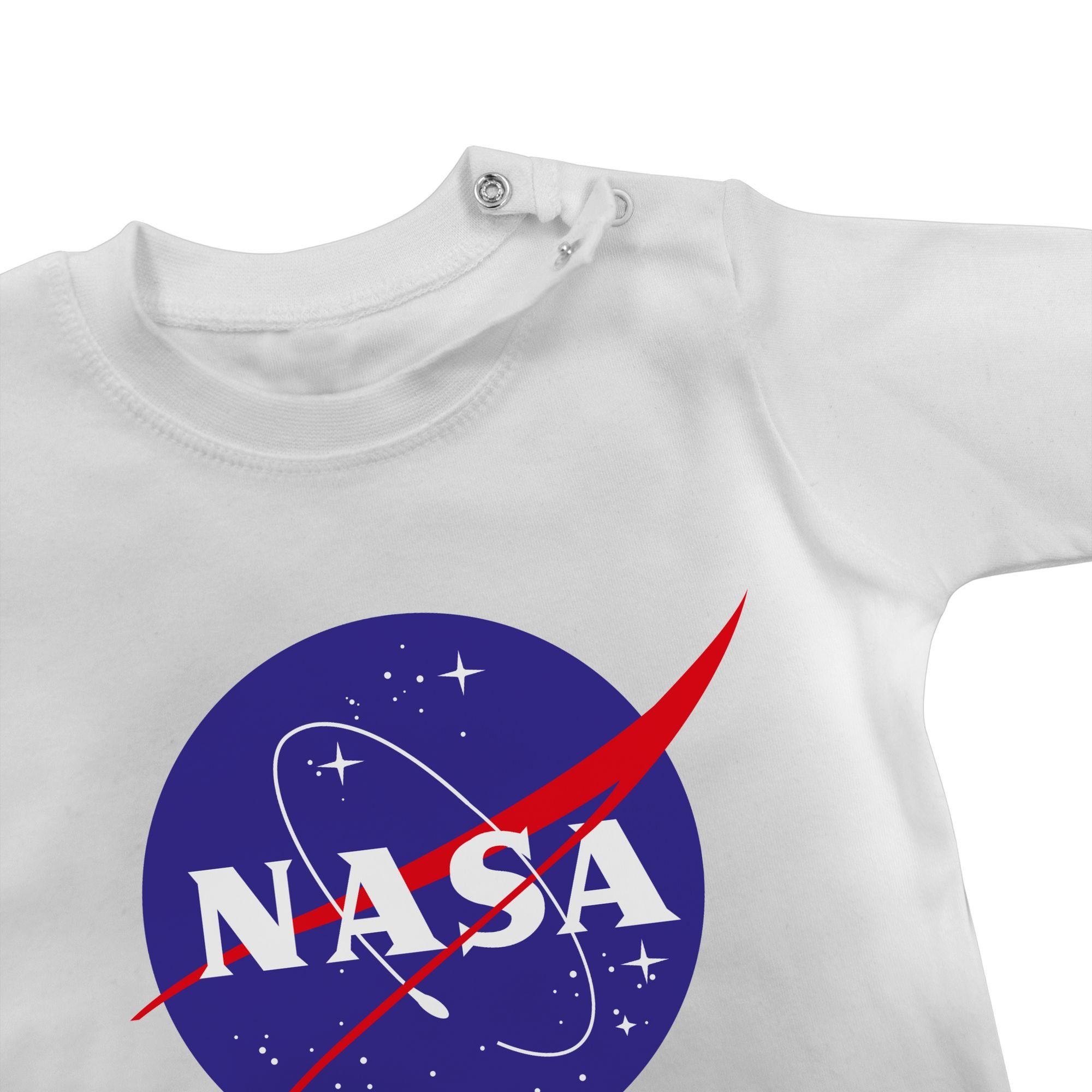 Shirtracer T-Shirt Nasa Meatball Weiß Trends 1 Aktuelle Baby Logo