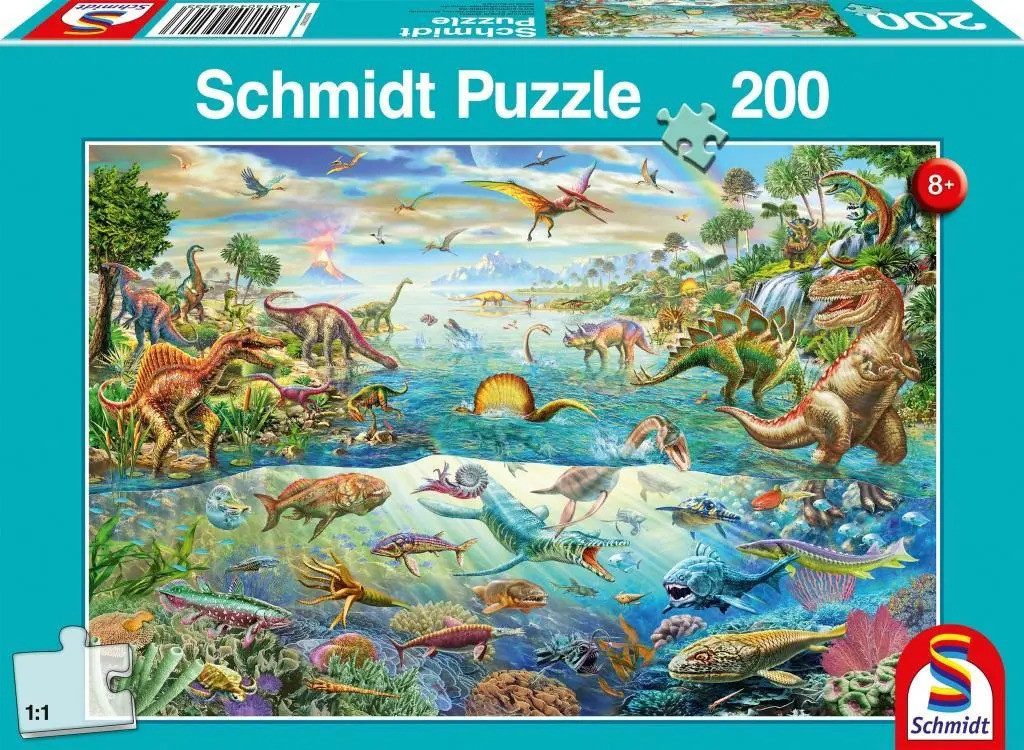Schmidt Spiele Puzzle Entdecke die Dinosaurier, 200 Teile - Kinderpuzzle, 2 günstig online kaufen