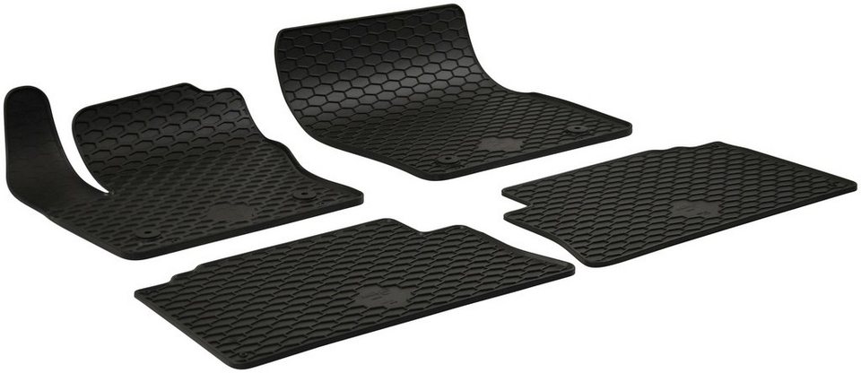 WALSER Passform-Fußmatten (4 St), für Ford Kuga I 02/2008-11/2012, Kuga II  (DM2) 05/2012-Heute