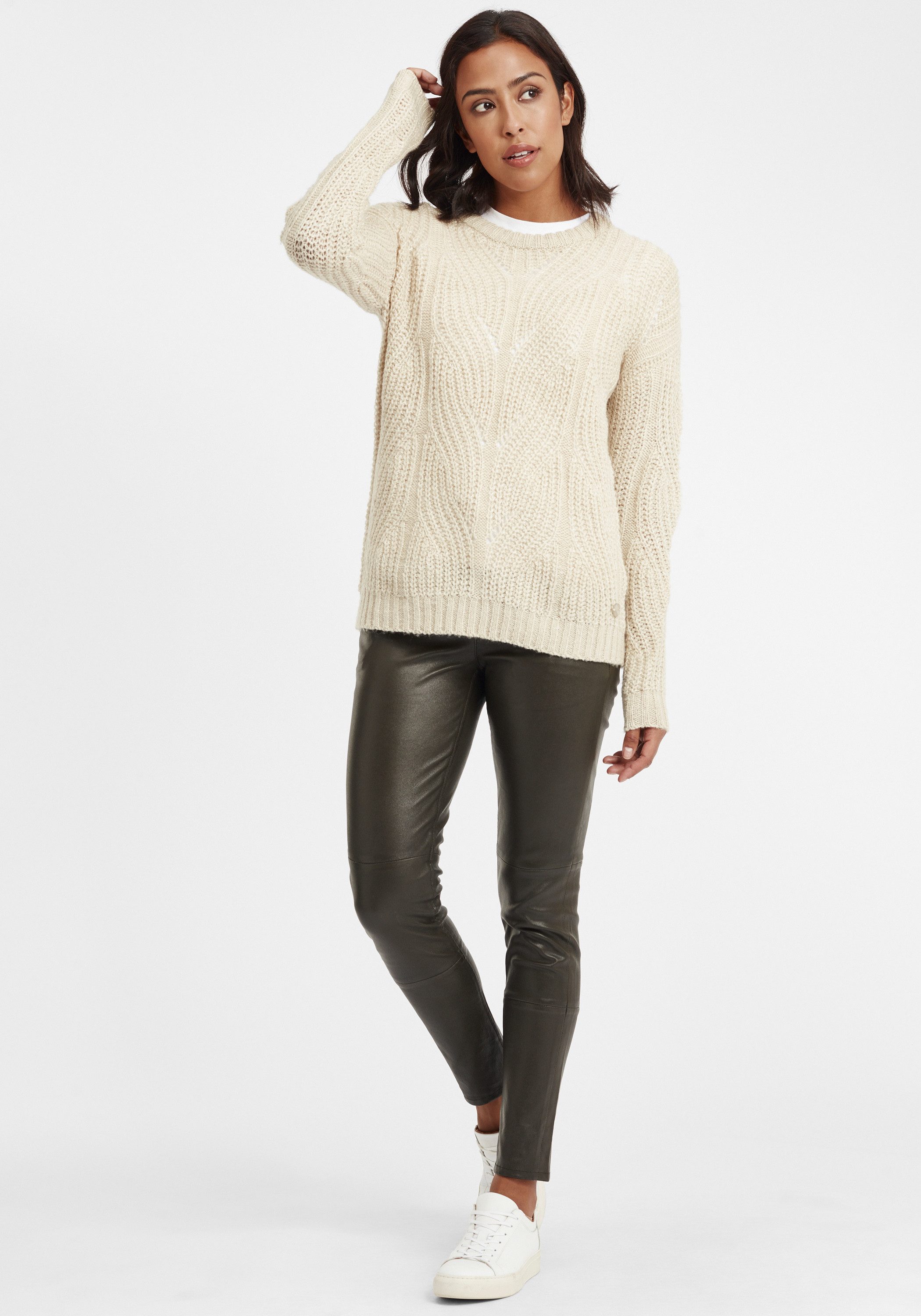 OXMO Strickpullover OXChiara Pullover in Fein-Strick günstig online kaufen