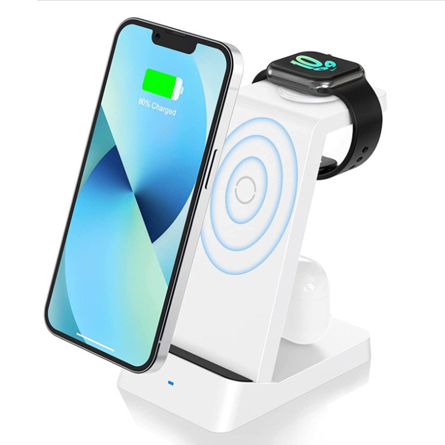 Ladestation, 3 in 1 Induktive Ladegerät, Wireless Charger Induktions-Ladegerät