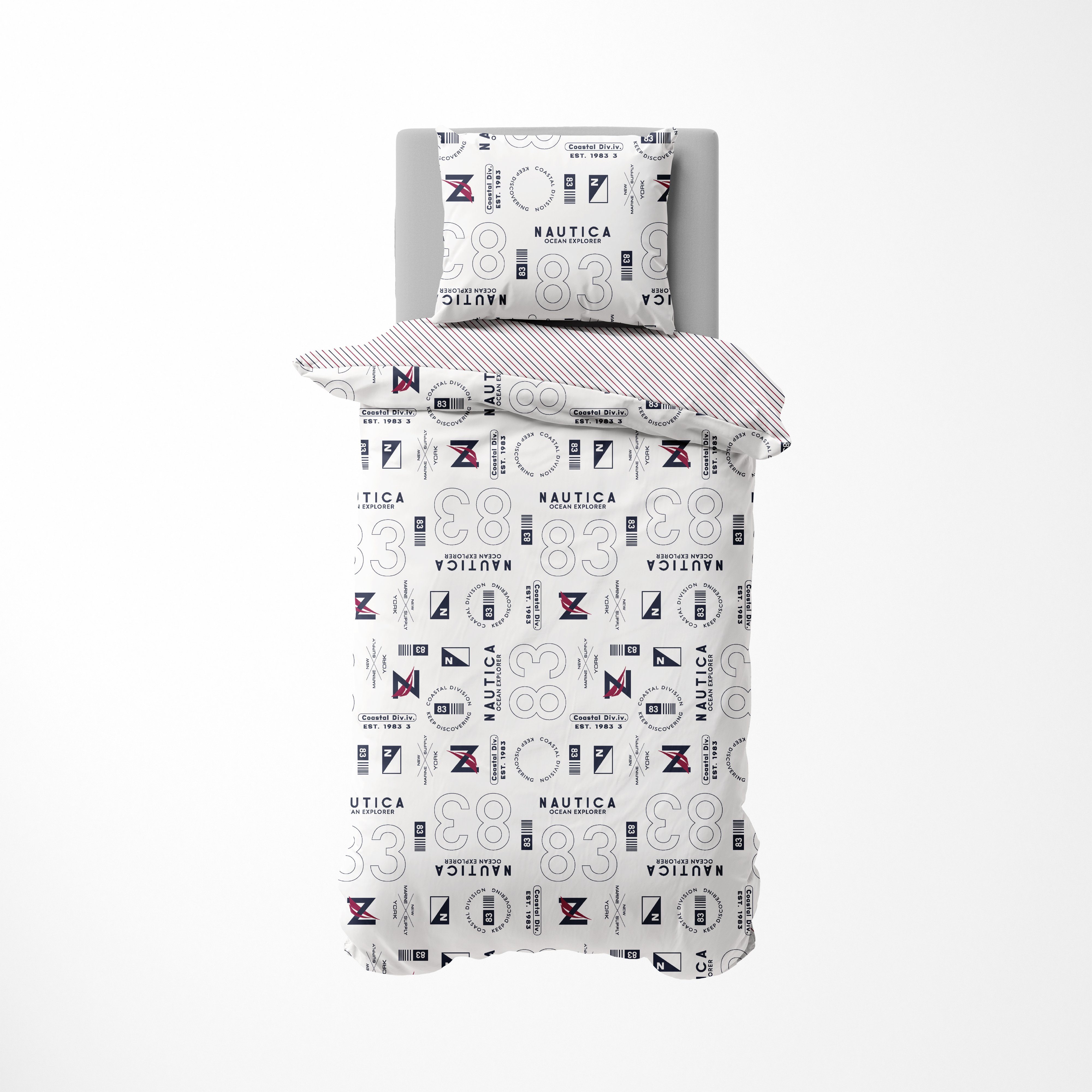 NAUTICA HOME Bettwäsche NAUTICA Bettwäsche-Set "DISCOVERY", 100% Baumwolle, günstig online kaufen