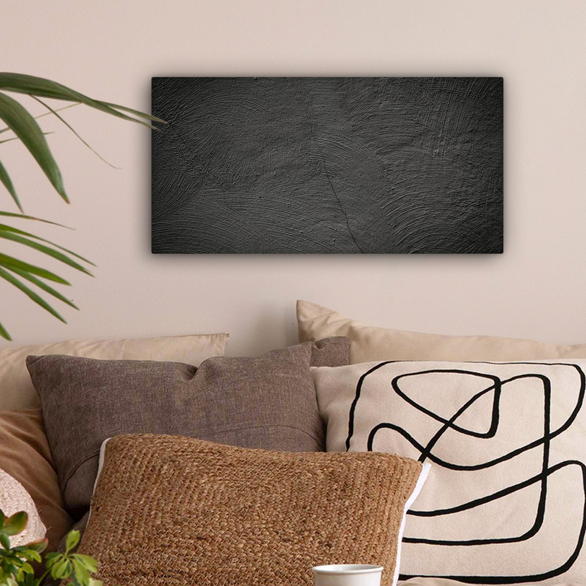 OneMillionCanvasses® Leinwandbild Panorama Konkreter Druck - günstig online kaufen