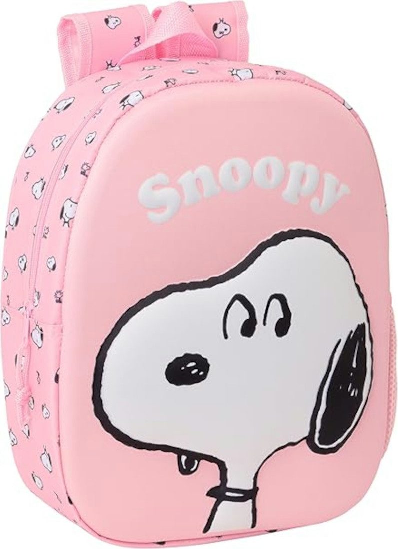 Kinderrucksack 3D Snoopy Kinder Rucksack 28 cm Kindergarten Tasche Peanuts