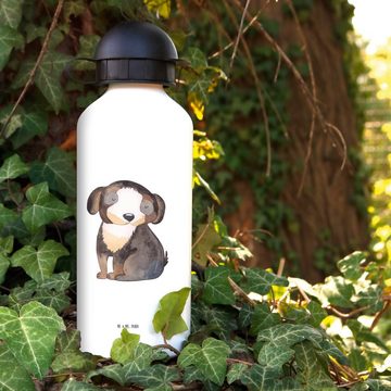Mr. & Mrs. Panda Trinkflasche Hund Entspannen - Weiß - Geschenk, Hundeliebe, Hundespruch, Hunderass, Fröhliche Motive