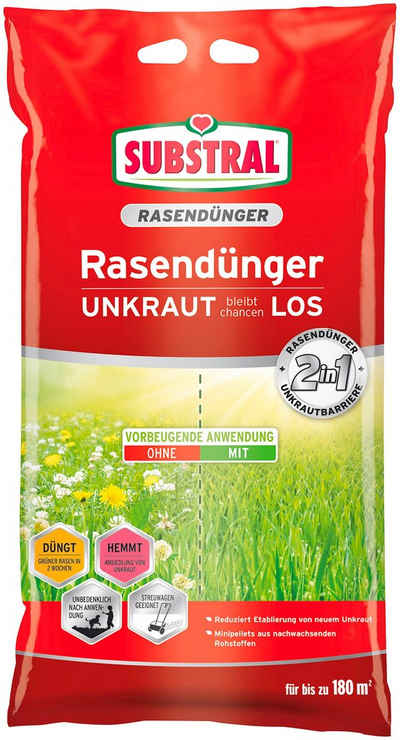 Substral Rasendünger »2in1 Dünger Unkraut bleibt chancenLOS«, 9,1 kg