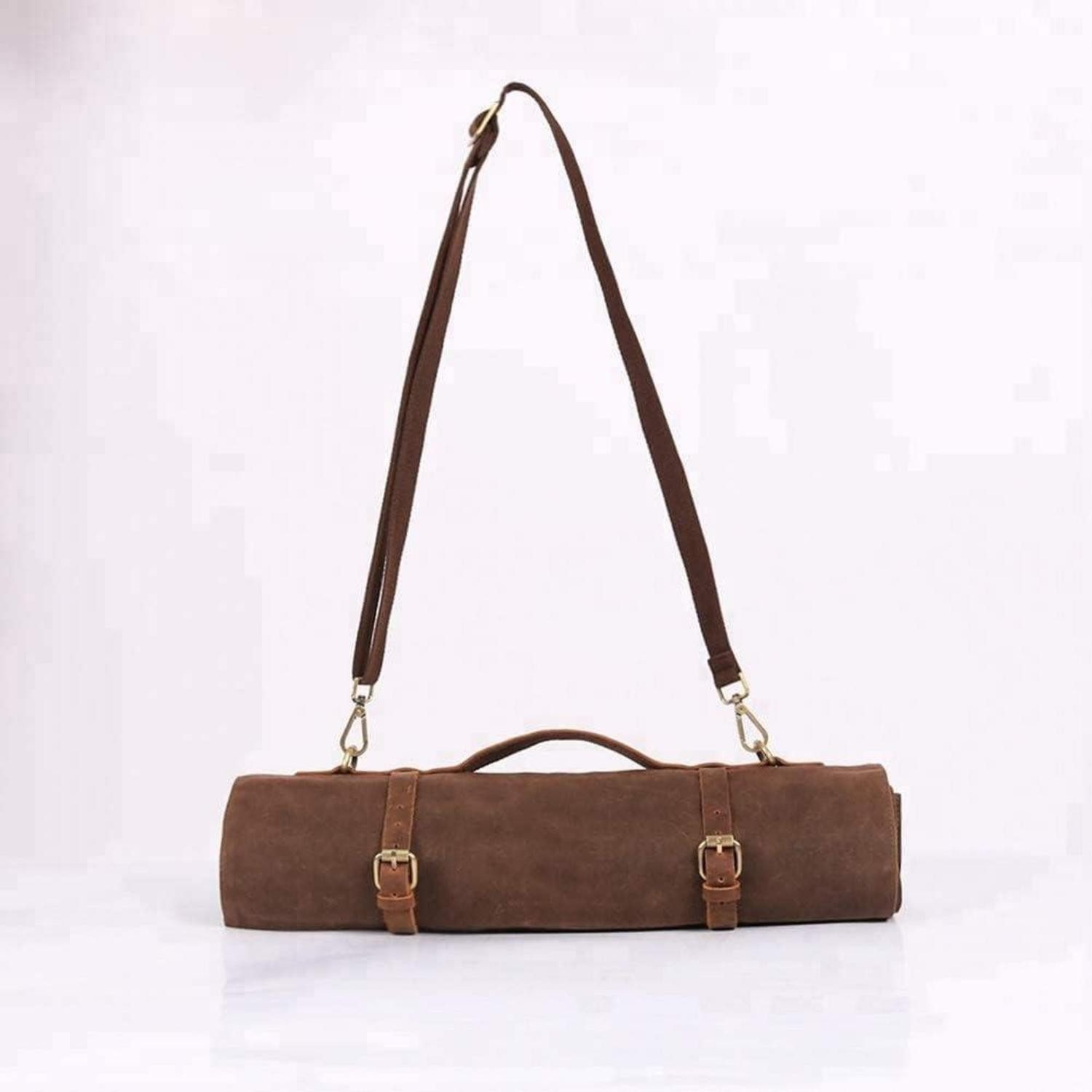 LuxusKollektion Multitool Kochmessertasche 10 Schlitze Schultergurt Tragbar