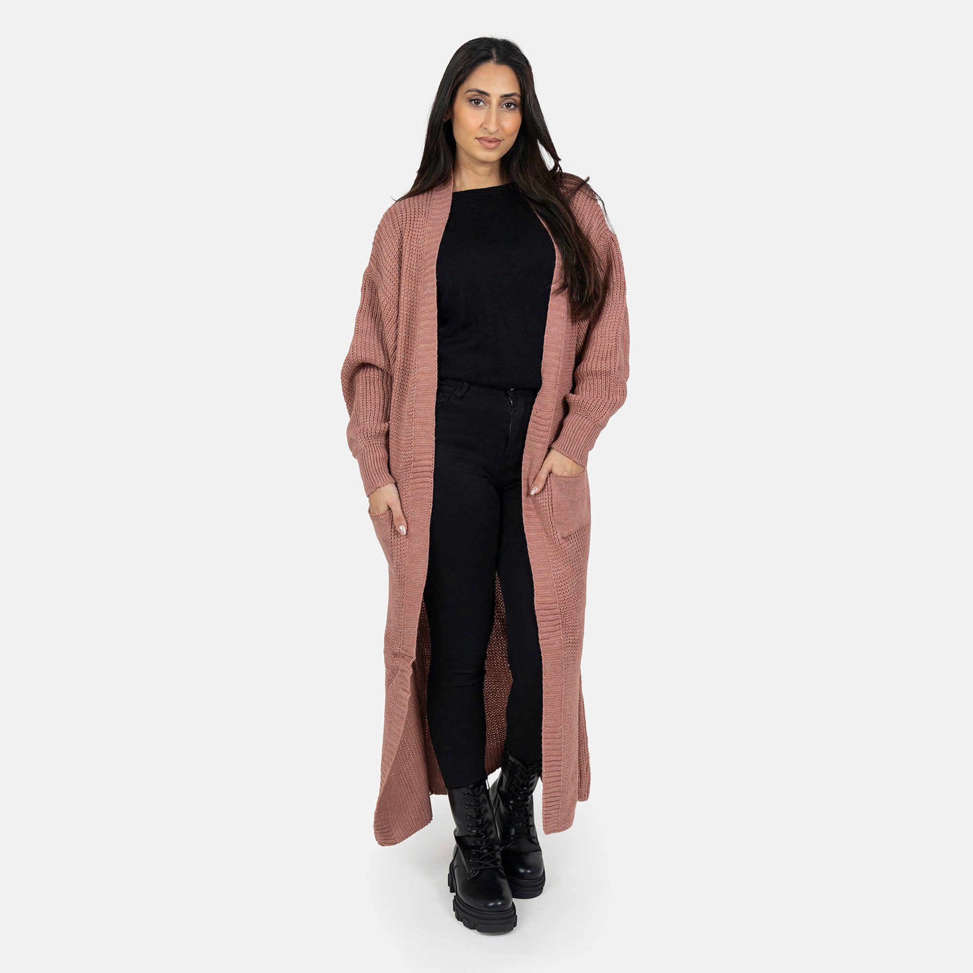 Elara Cardigan Elara Langer Damen Oversize günstig online kaufen