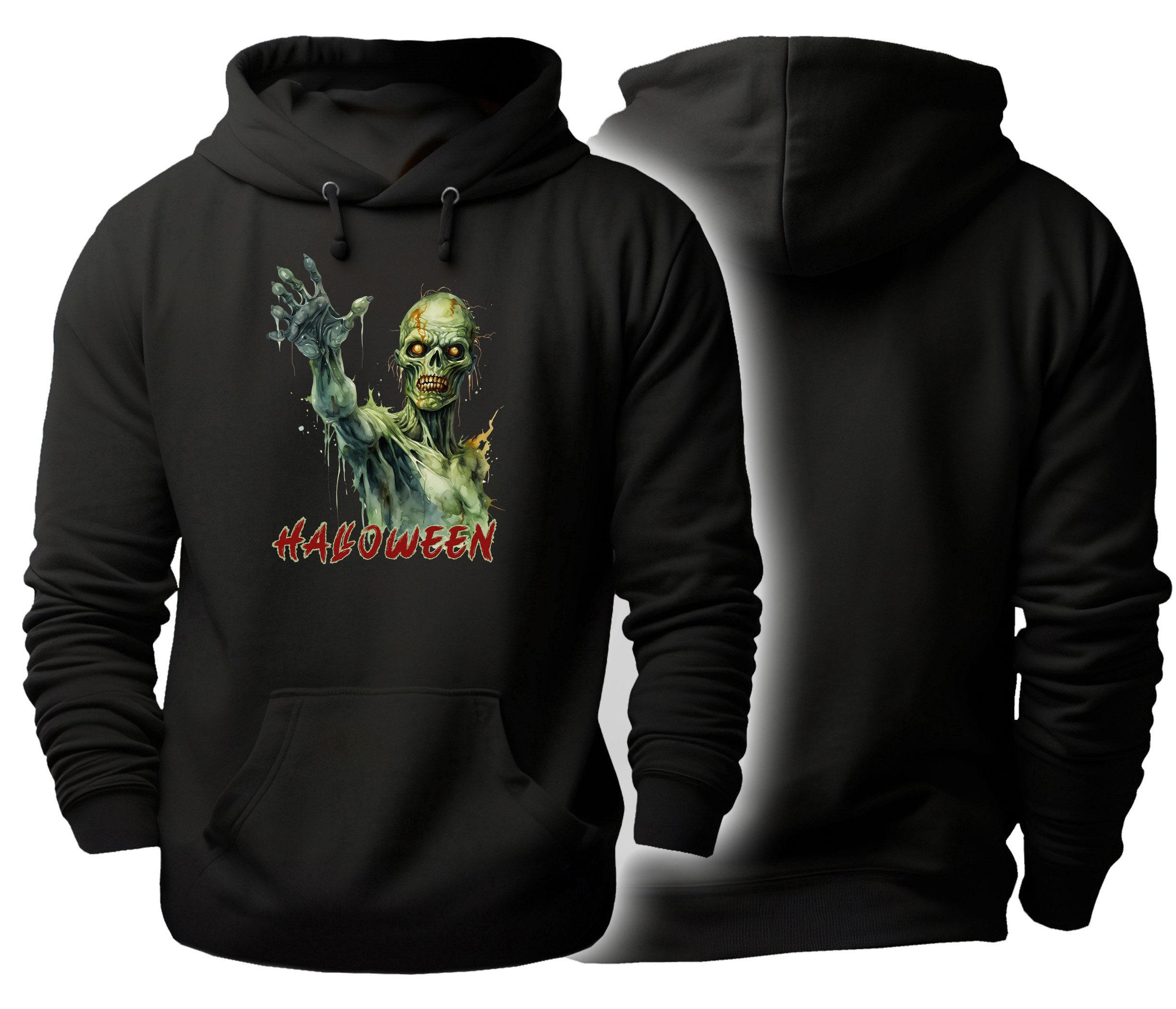 Hoodie Halloween Kapuzen Pulli - Untoter