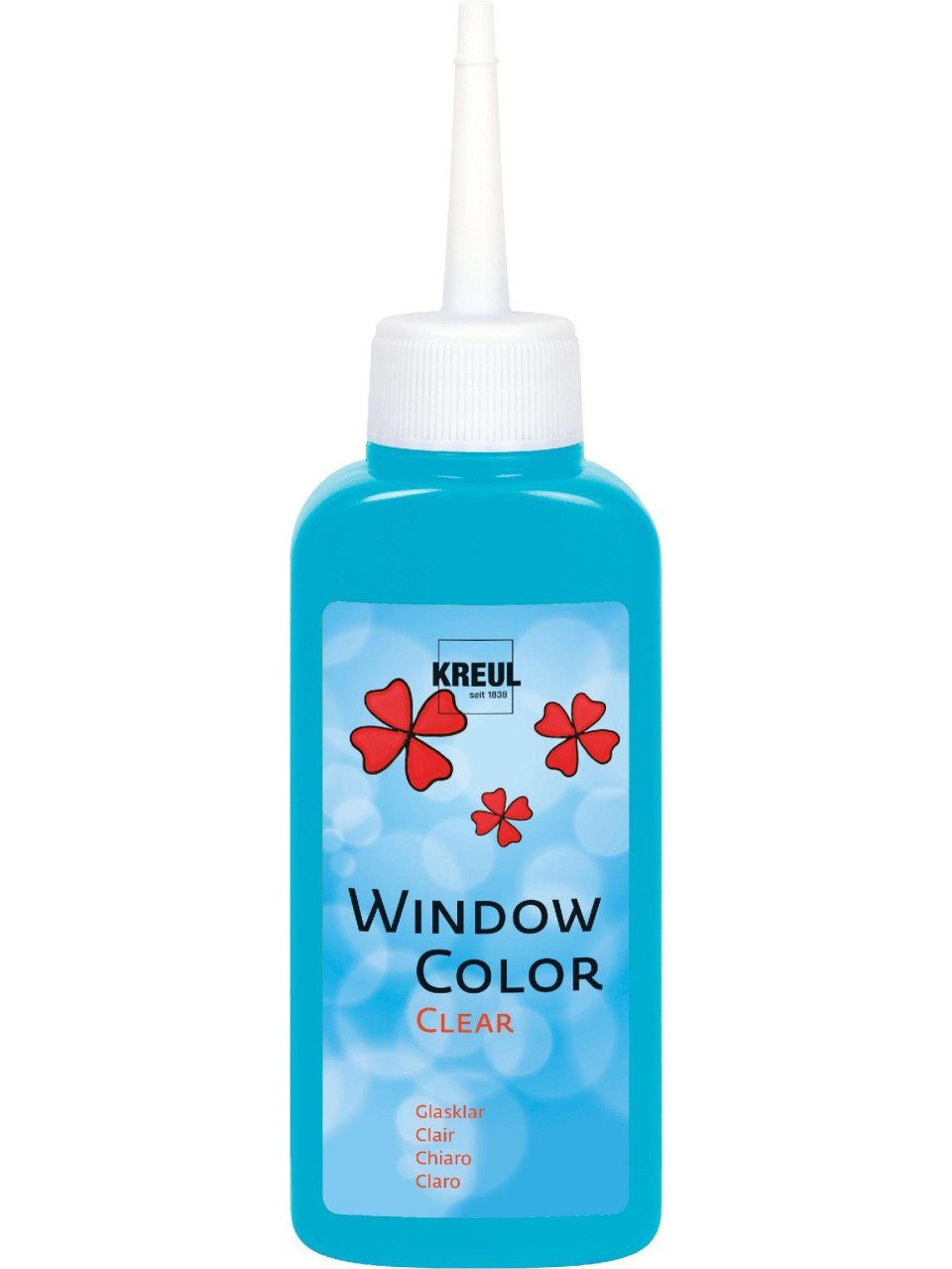 Bastelfarbe Kreul Window Color Clear türkis 80 ml