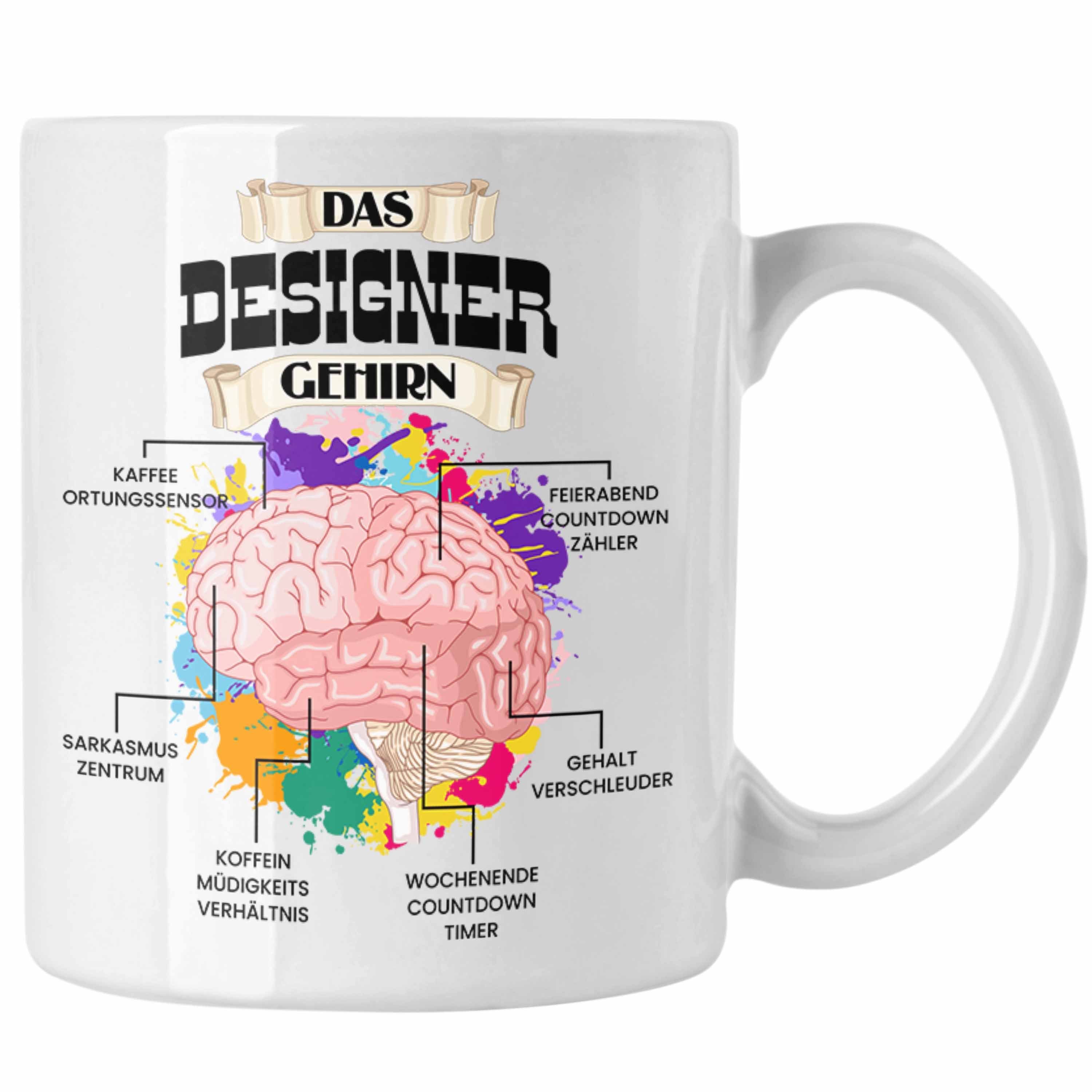 Trendation Tasse Trendation - Designer Tasse Lustiges Geschenk für Designerin Spruch Be Weiss