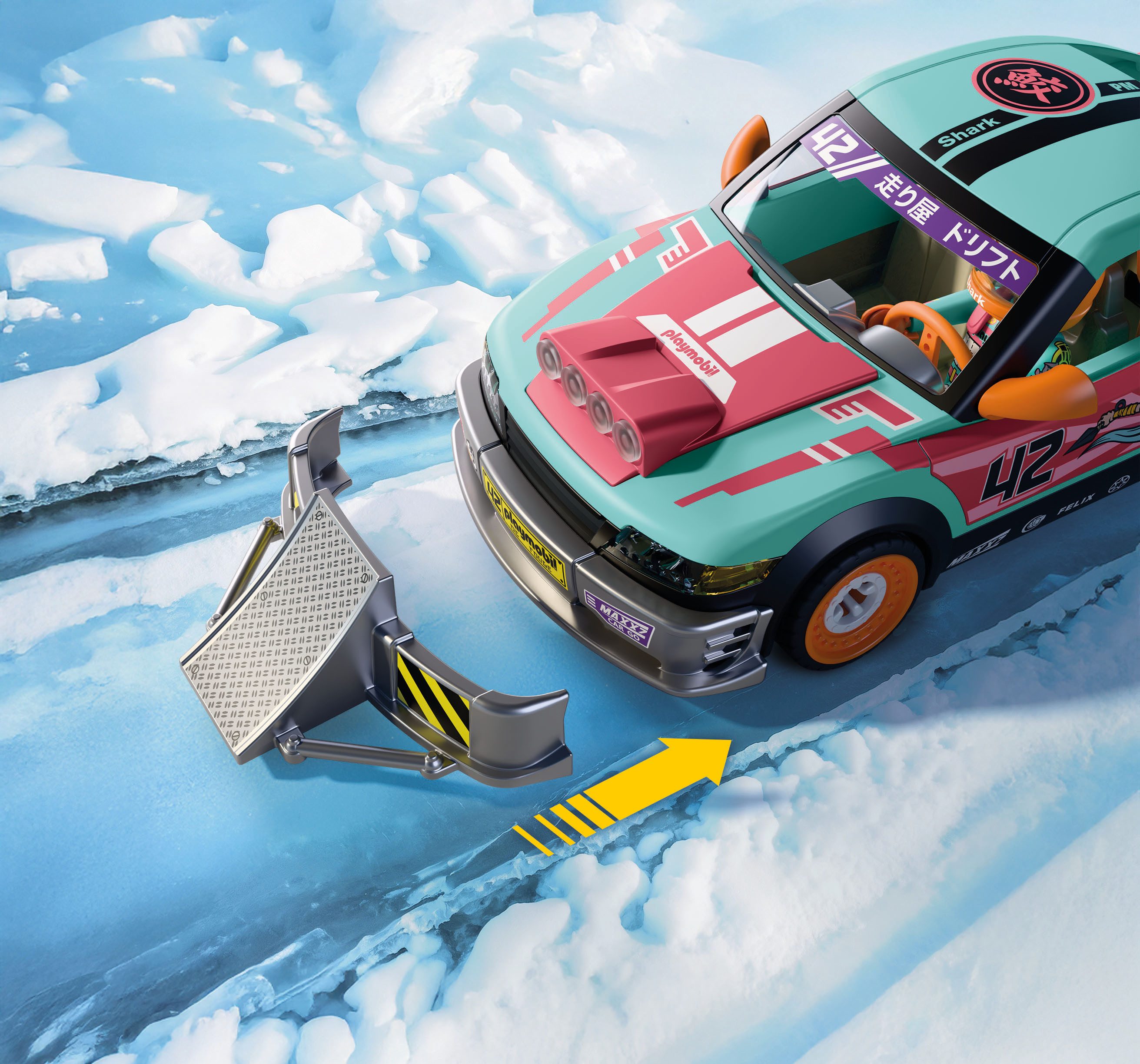 Playmobil® Offroad Tuningcar (72062), City Action Konstruktions-Spielset, (66 St), Made in Europe – Bild 4 von 5
