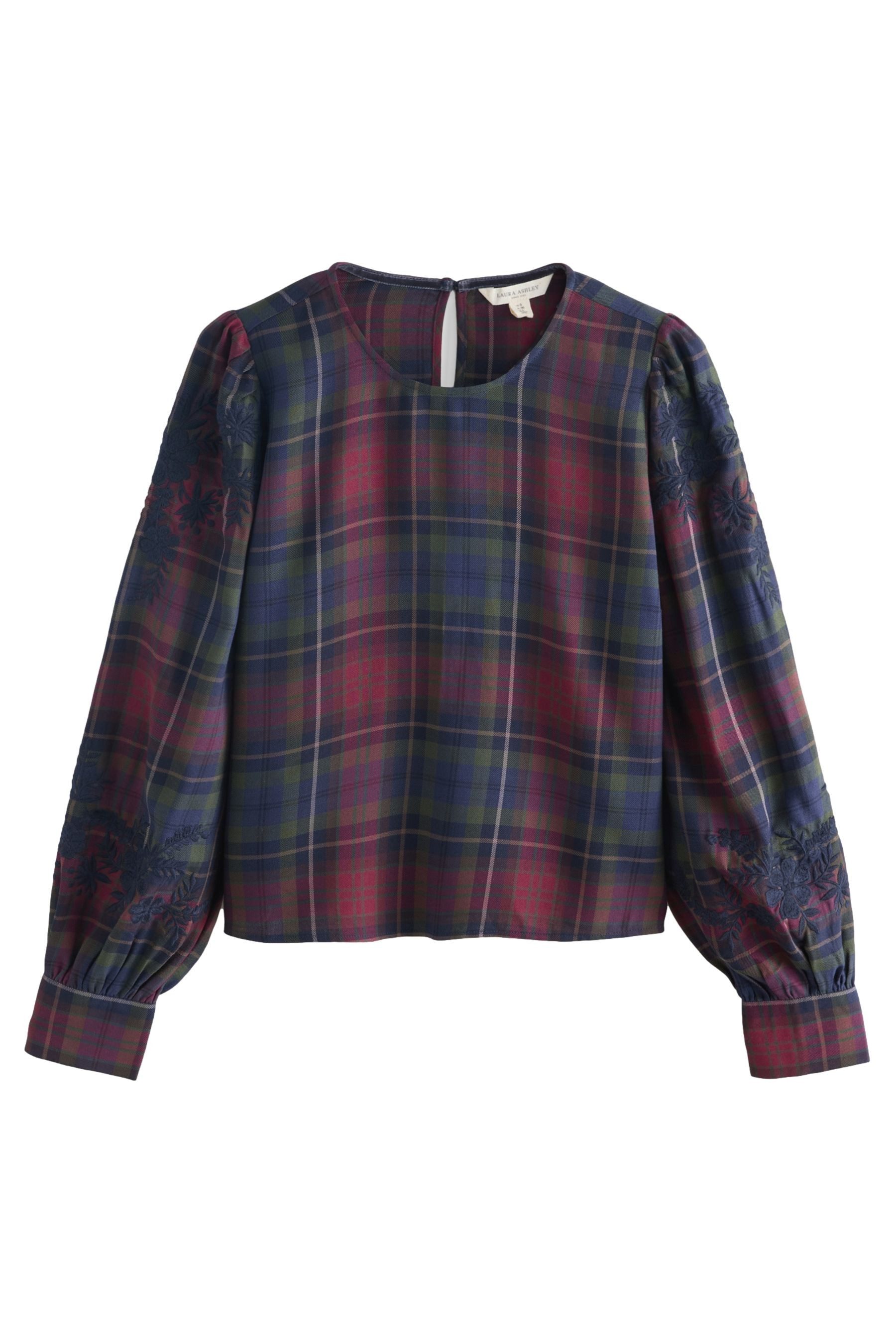 Karobluse Laura Ashley Co-Ord-Karobluse mit Stickerei