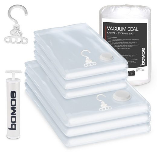 bomoe Aufbewahrungstasche »Knippa«, 6tlg Vakuumierbeutel für Kleidung