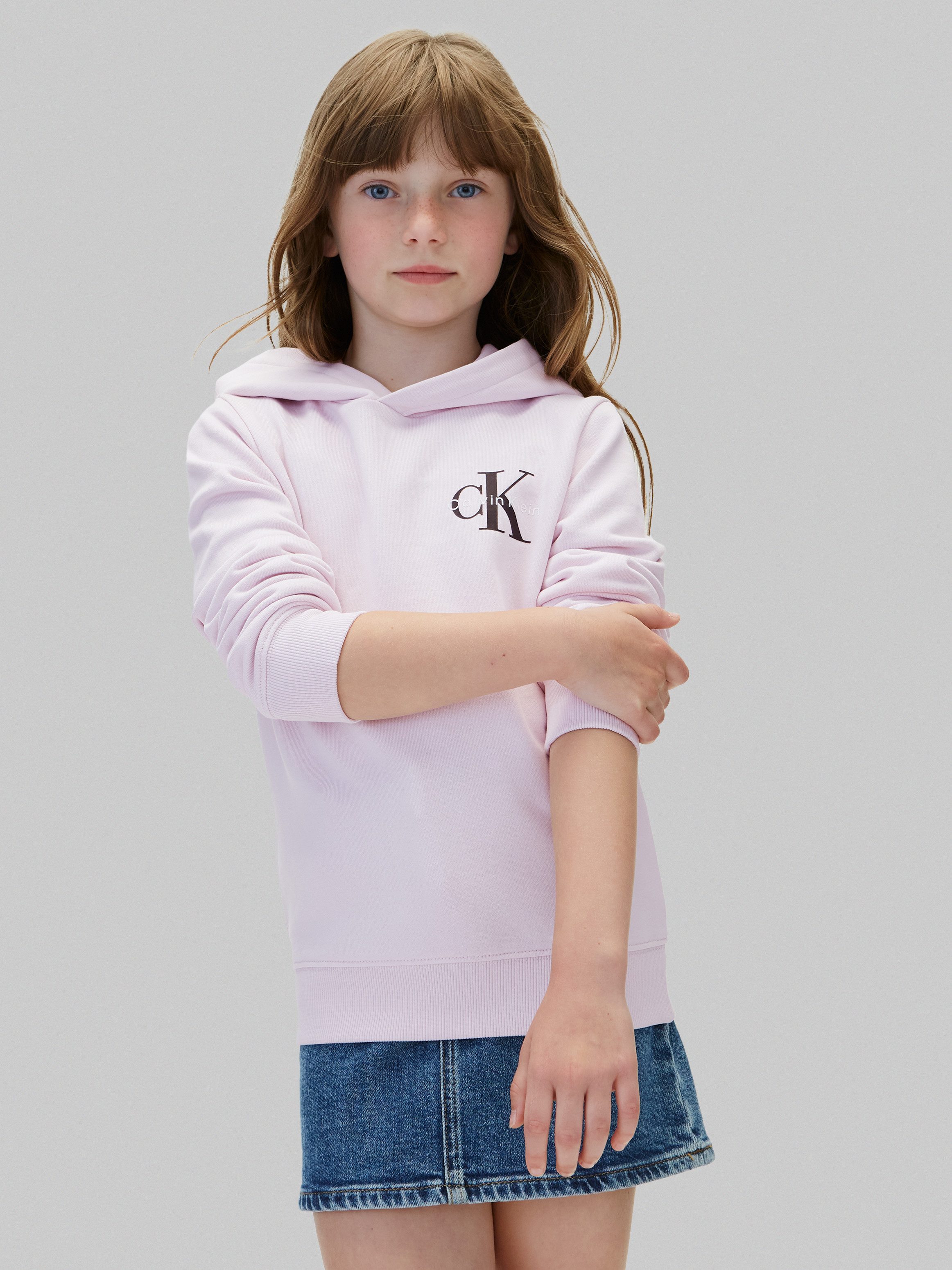 Calvin Klein Jeans Kapuzensweatshirt SMALL CHEST MONOLOGO HOODIE Regular fit mit Kapuze, Logoschriftzug