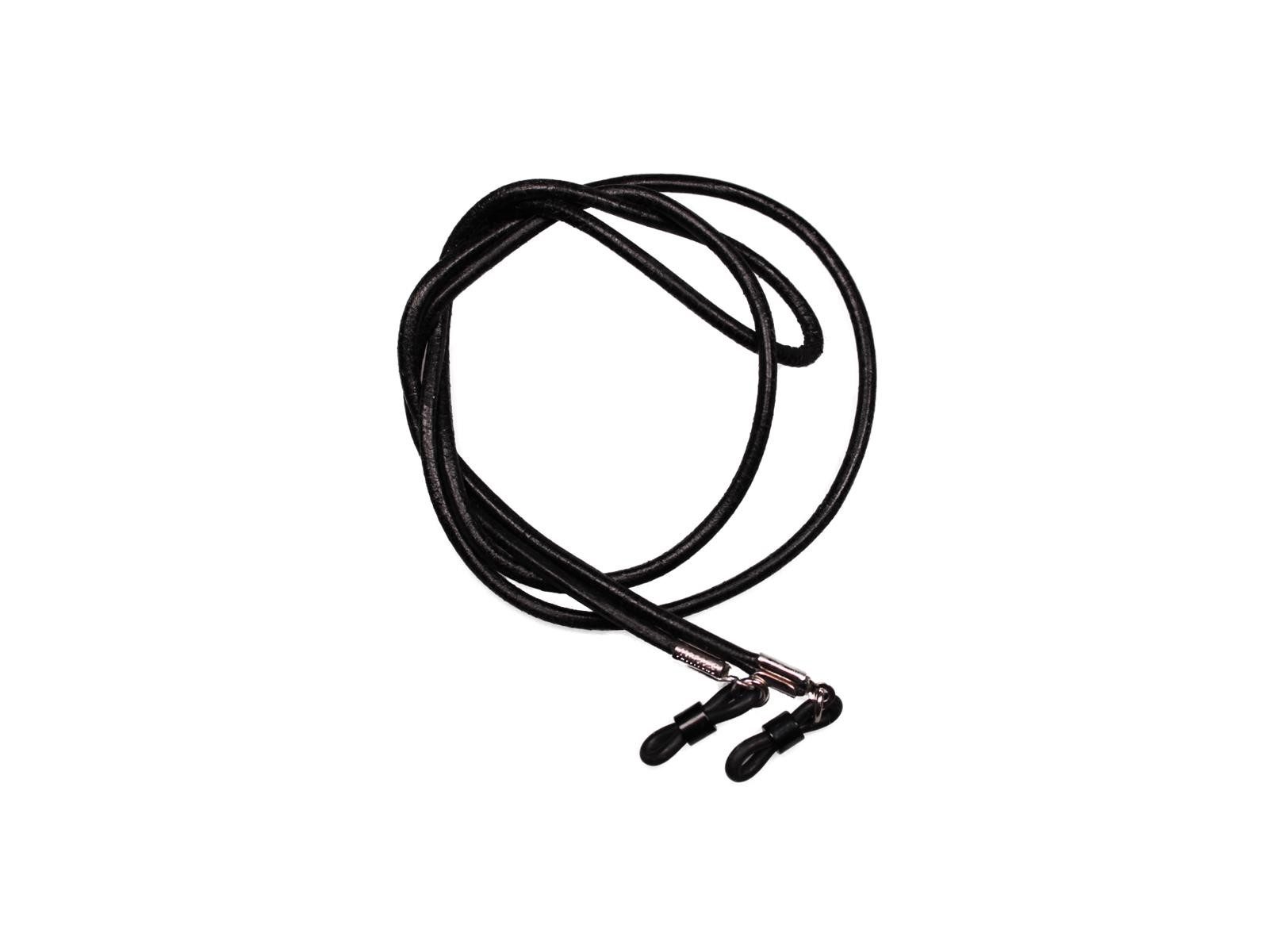 Brillenetui Brillenband echt Leder (schwarz)