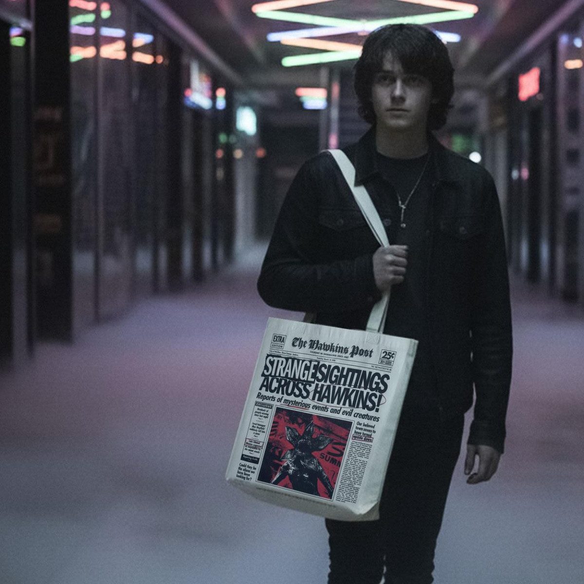 Stranger things Shopper Stranger Things Shopping Bag Tragetasche Stofftasche Einkaufstasche
