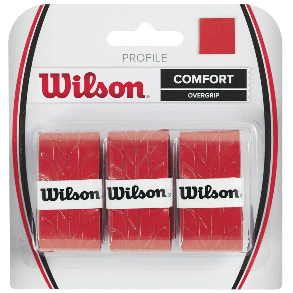 Wilson Griffband Profile Overgrip 3 Pack rot