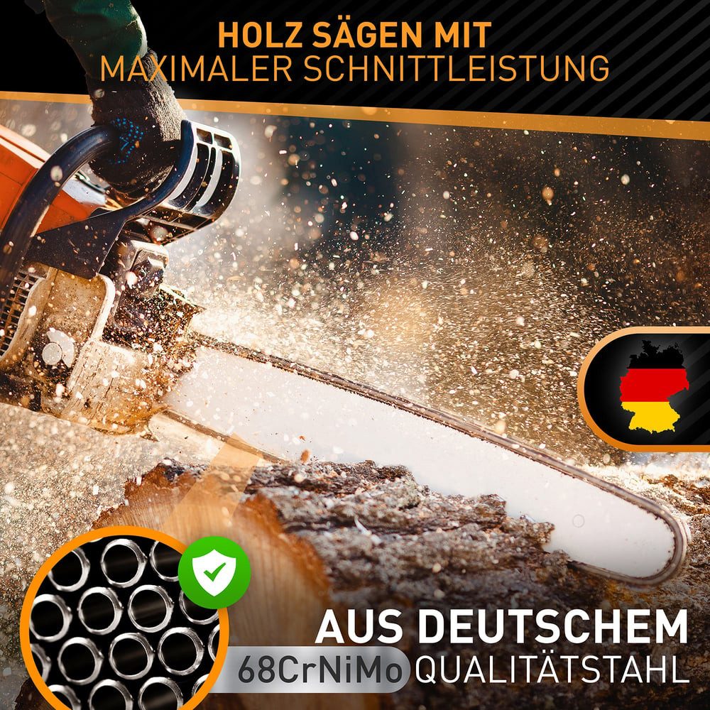 Hardtwerk® Ersatzkette 1,3mm 3/8" 3Stk Hartmetall günstig online kaufen