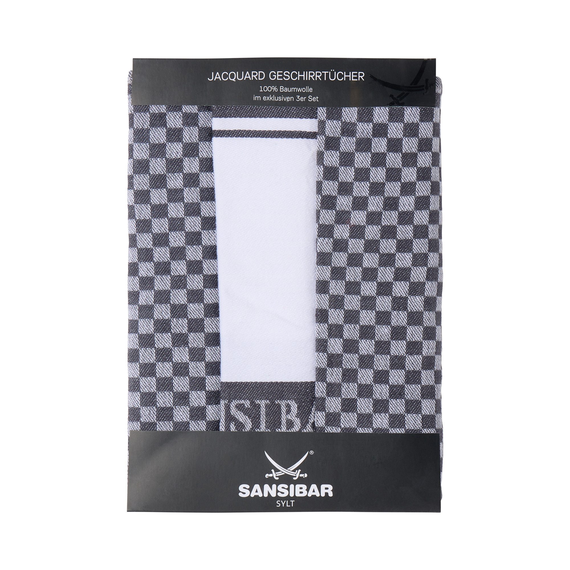 Sansibar Sylt Geschirrtuch Geschirrtücher-Set, 3-tlg, 50x70 cm, 100% Baumwo günstig online kaufen