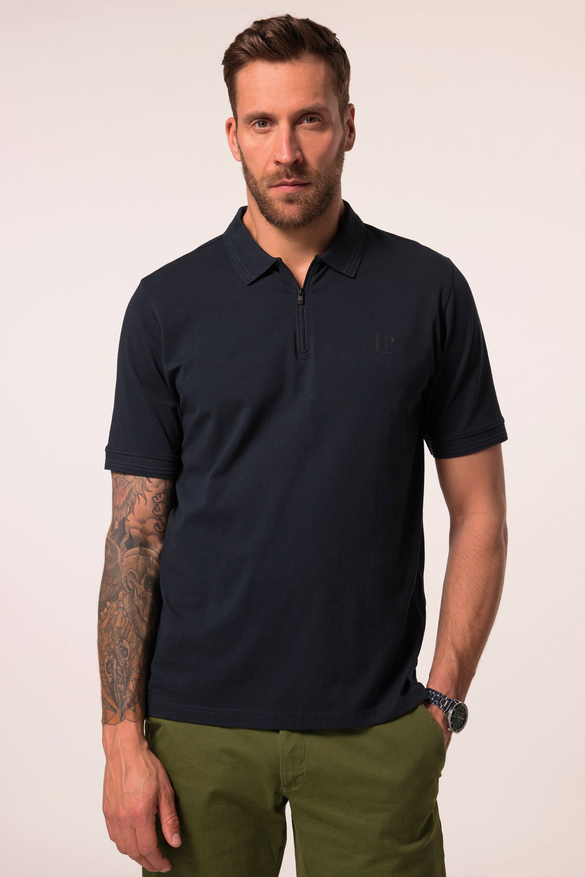 Poloshirt Polo Zipper Halbarm FLEXNAMIC®