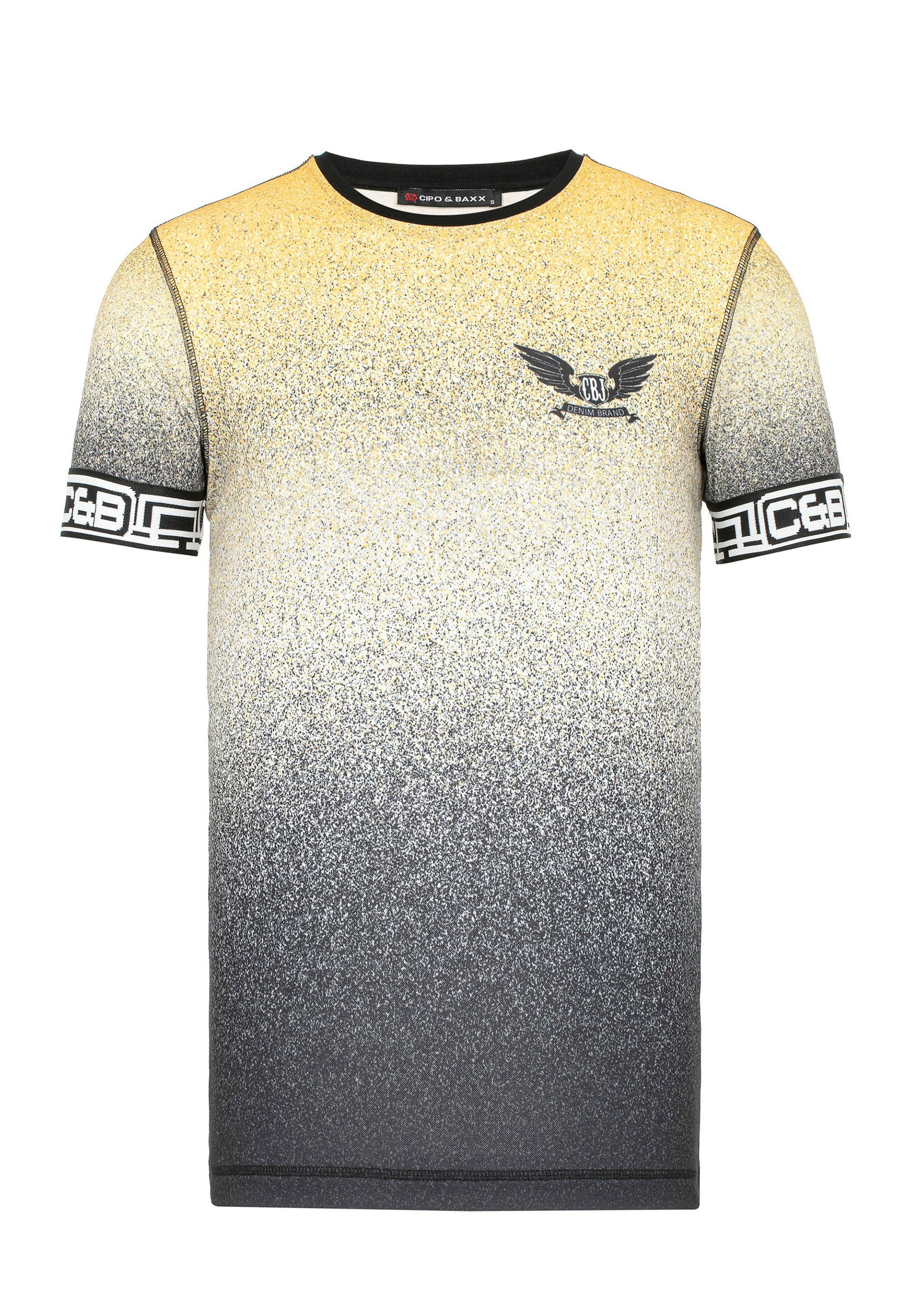 coolem gelb Baxx Farbverlauf Cipo mit & T-Shirt