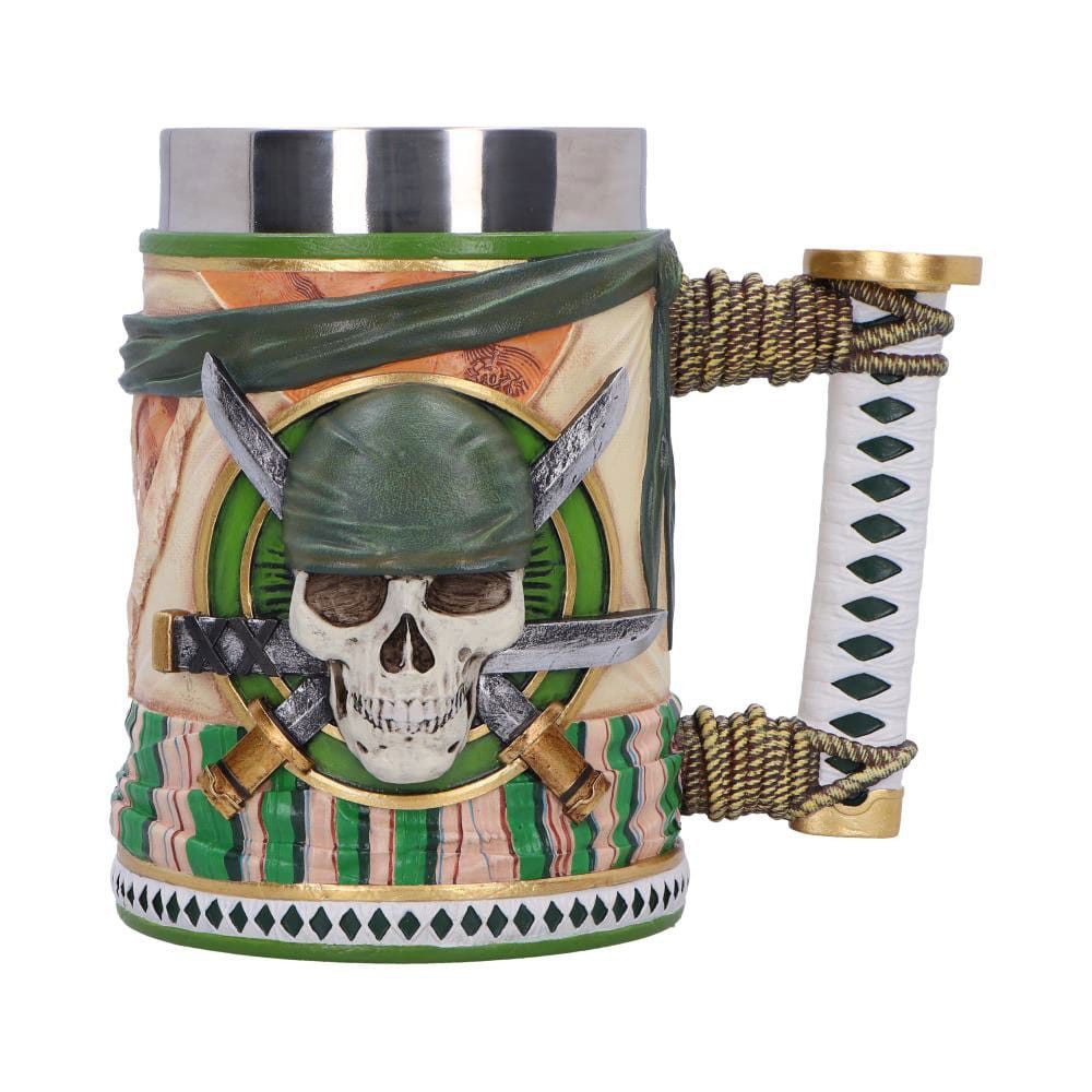 Nemesis Now Bierkrug One Piece Krug Zoro 15 cm, 1-tlg., Perfekt für Anime-, Manga- und Geek-Merch