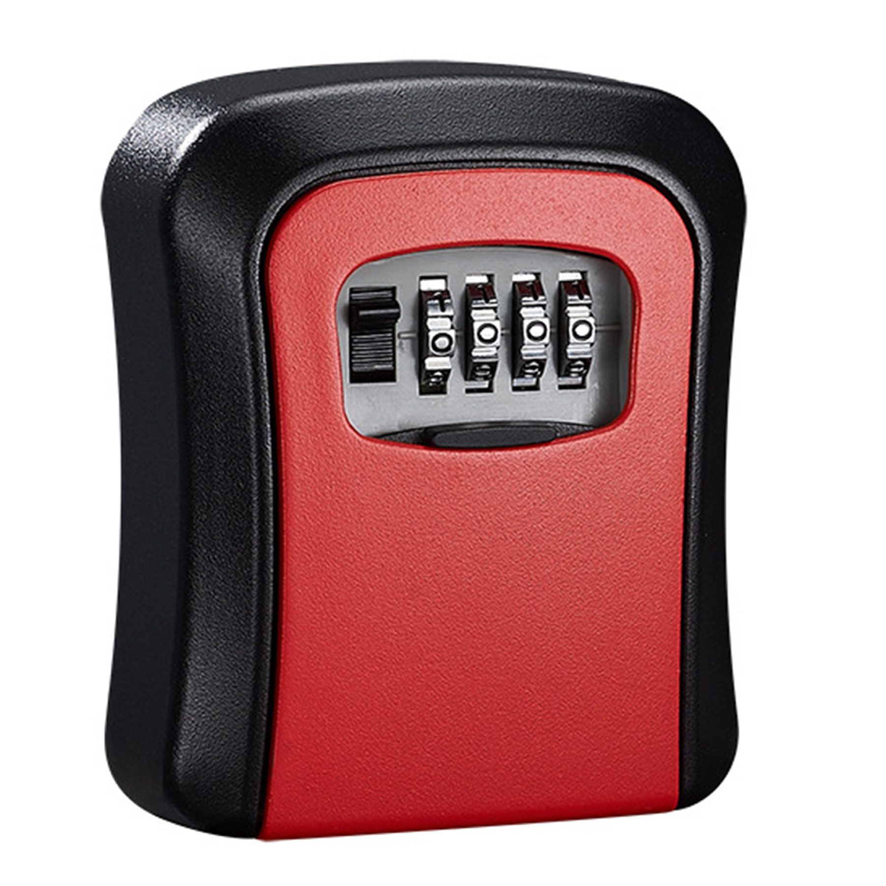 Mutig Schlüsseltresor Schlüsseltresor Wandmontage Wetterfest - Schlüsselsafe 4 Stellig (Schlüsselbox mit Code, Schlüsselkasten mit Zahlencode Robust, Sicher, Schlüsselversteck für Schlüssel Türkarte, Zinklegierung), für Ersatz Hau Schlüssel, Garagen, Schule, Büro