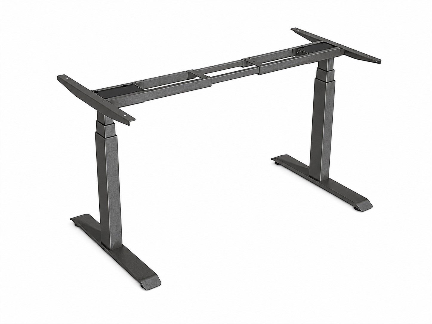 Maja Möbel Schreibtisch -Gestell el. höhenverstellbar, 2Motoren 120kg, 4-fach Memory