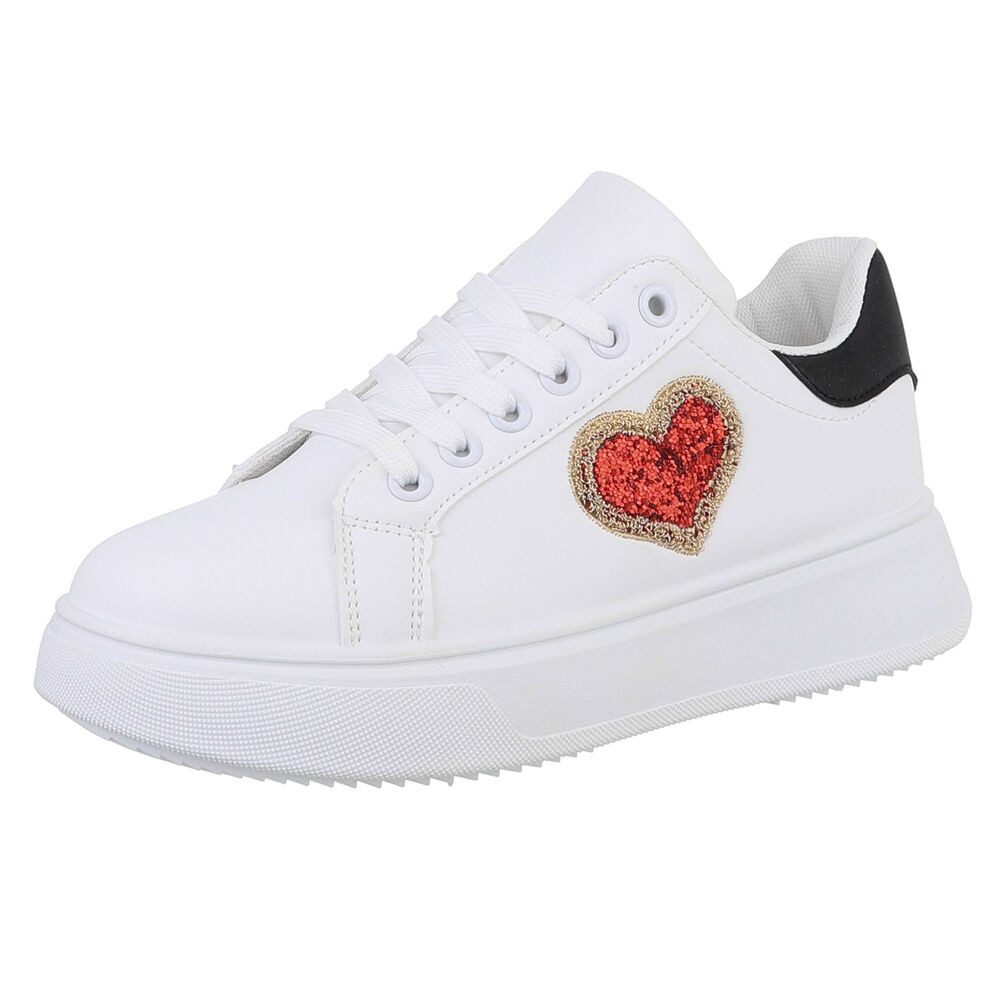 Ital-Design Damen Low-Top Freizeit Sneaker (88519582) Flach Sneakers Low in günstig online kaufen