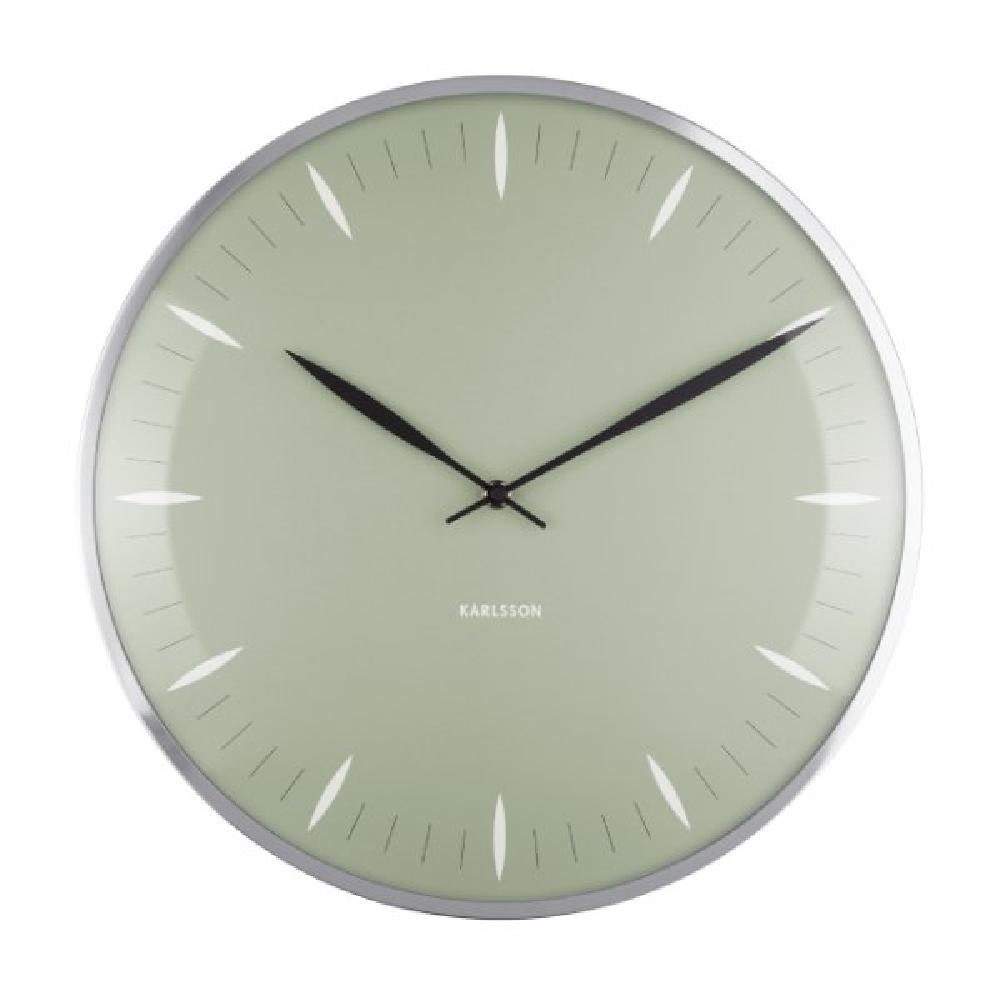 Karlsson Uhr Wanduhr (40cm) Jungle Leaf Green