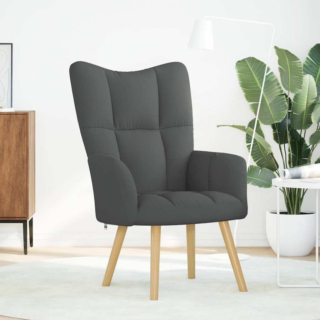 vidaXL Sessel Relaxsessel Dunkelgrau Stoff (1-St) günstig online kaufen