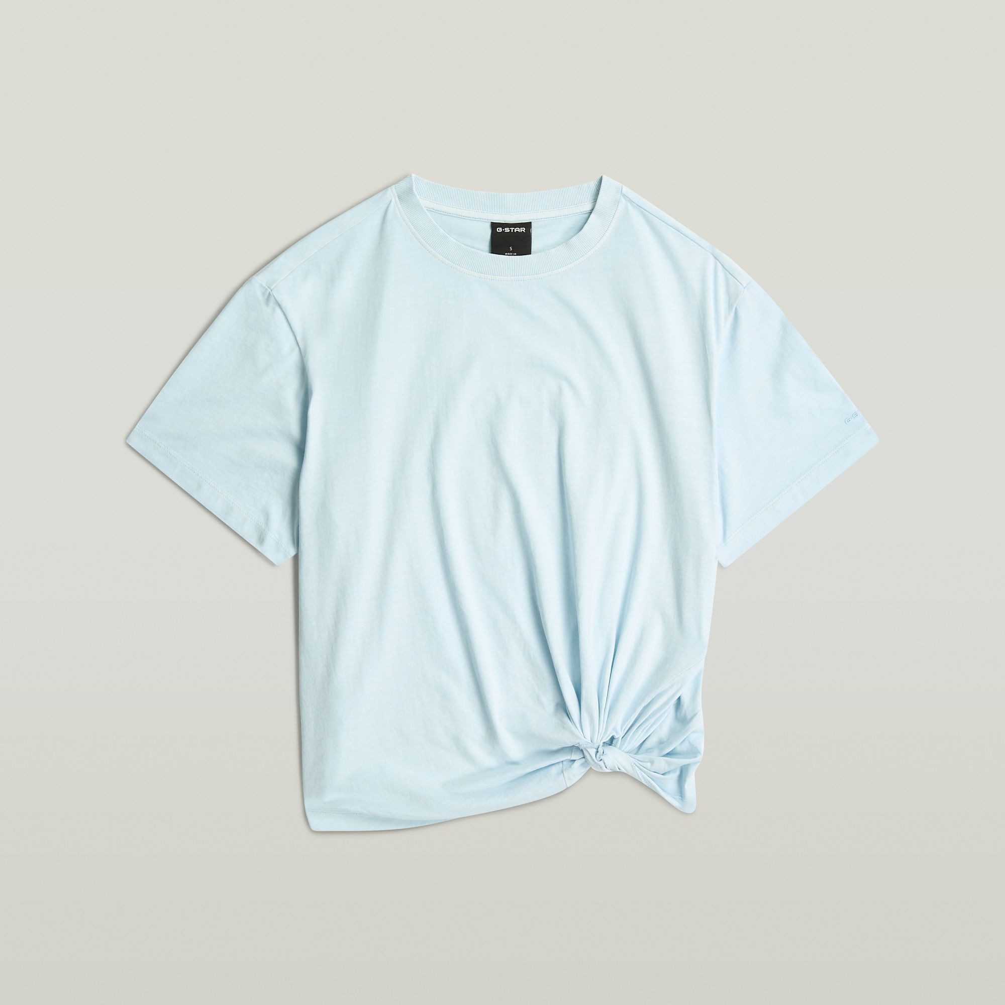 G-STAR T-Shirt Relaxed Knot mit Knotendetail, Rundhalsform – Bild 5 von 5