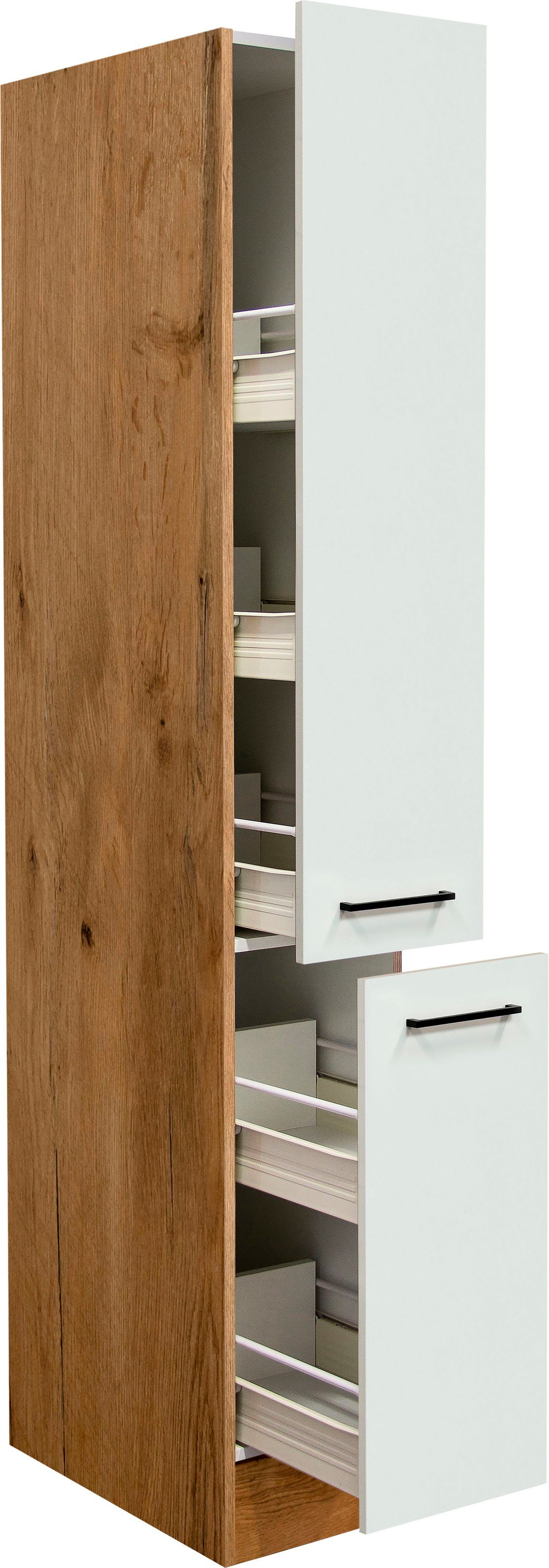 Flex-Well Apothekerschrank Vintea (B x H x T) 30 x 200 x 57 cm, mit 5 Ablagen