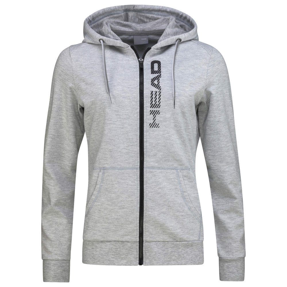 Head Kapuzenpullover Kapuzenjacke (Hoodie) Club Greta (Baumwollmix) grau Damen