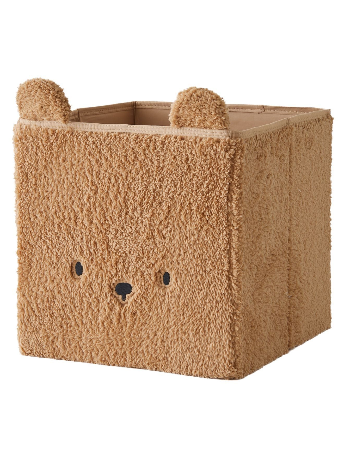 vertbaudet Aufbewahrungsbox Kinderzimmer Aufbewahrungsbox BÄR, Teddyfleece günstig online kaufen
