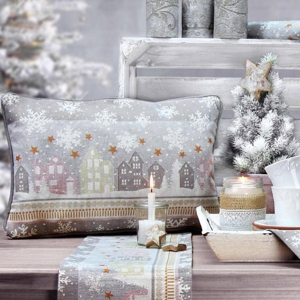 sander table + home Dekokissen Winter Lights Rosa