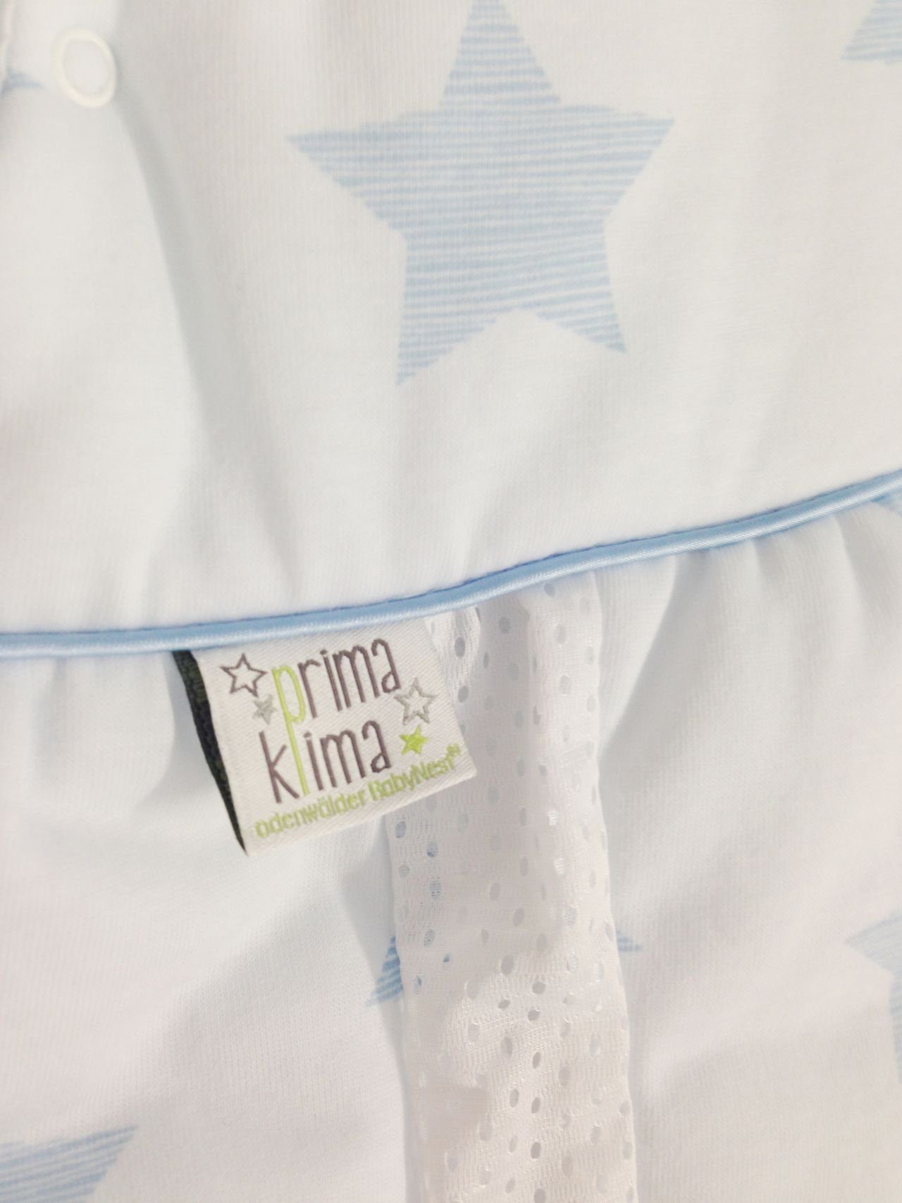 Odenwälder Babyschlafsack Prima Klima Thinsulate Schlafsack Soft Stars Exclusiv, Winterschlafsack atmungsaktiv längenverstellbar mit mittigem