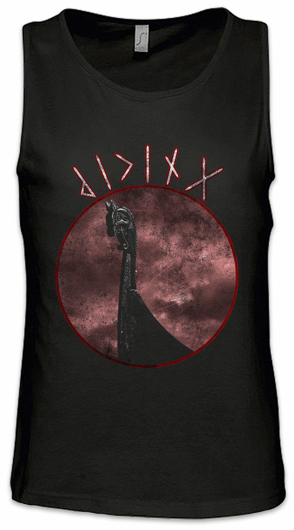 Urban Backwoods Tanktop Viking Ship Dragon Head Ärmelloses T-Shirt Drachenkopf Vikings Schiff Wikinger Langboot Drachenboot Langschiff