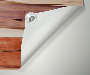 Sonnenschutz Holzmuster - Oberfläche mit Holzmaserung VIII, Wallario, blickdicht, mit Saugnäpfen, wiederablösbar und wiederverwendbar