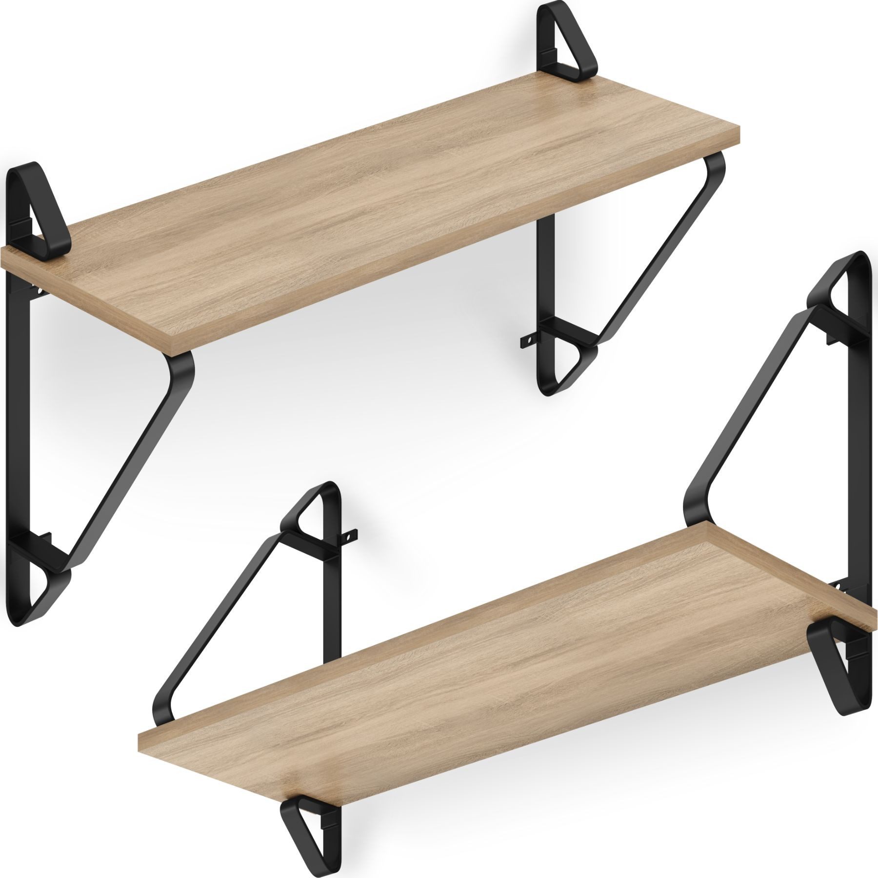 tectake Wandregal 2er Set Wandregal, Set günstig online kaufen