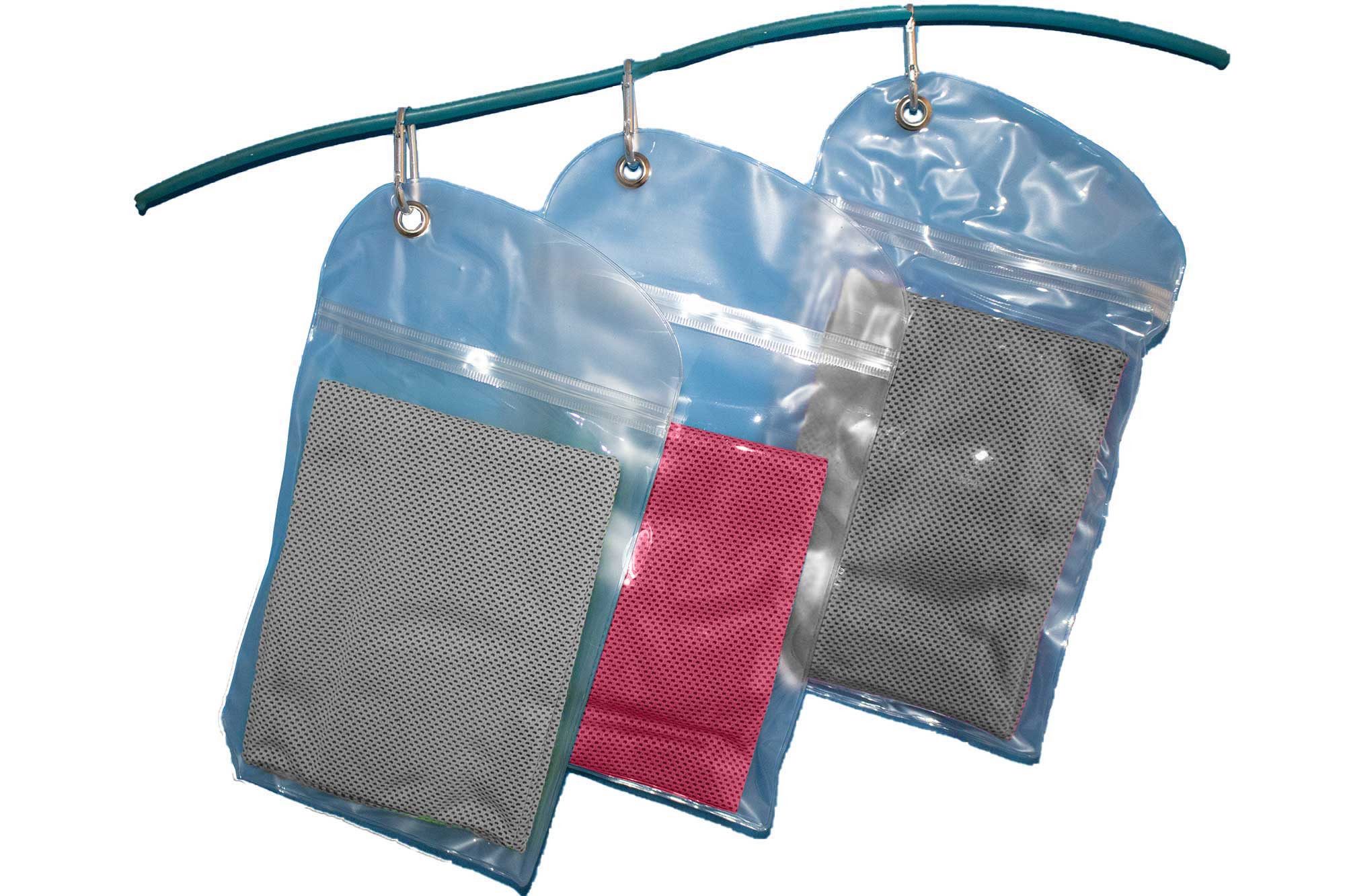 Muxel Massagerolle Sporthandtuch, Eistuch Erfrischungstuch - ultraleicht und kühlend im (Set, 10-tlg)